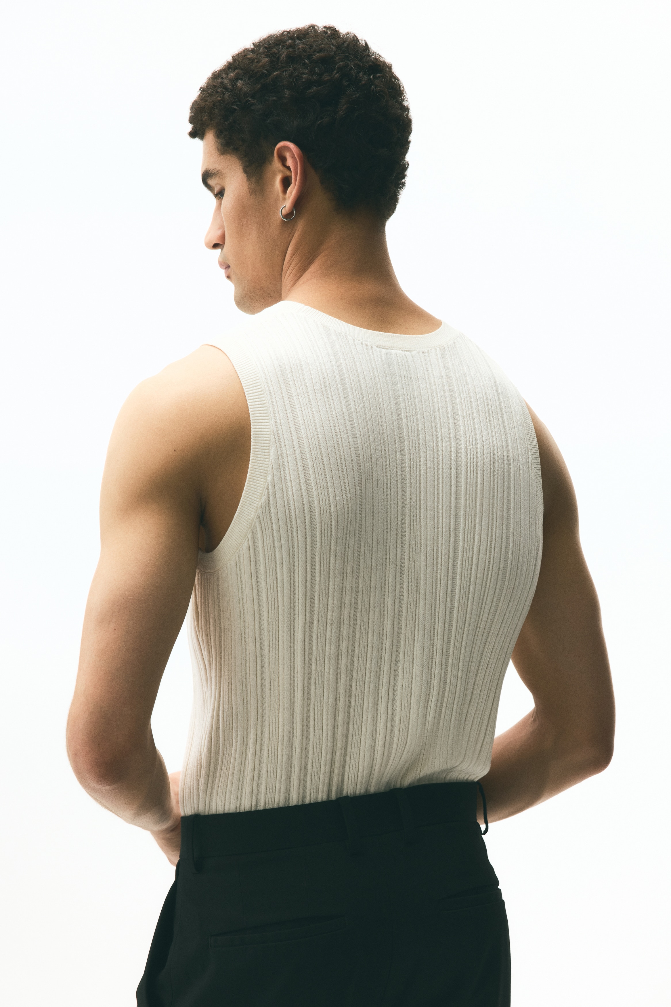 Slim Fit Ribbed vest top