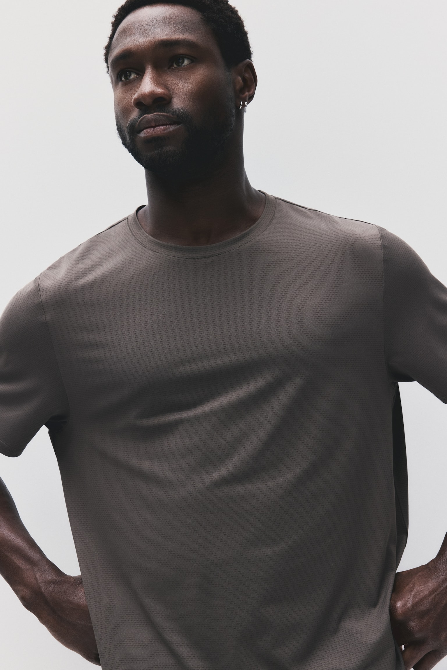 Mesh sports T-shirt with DryMove™ - Brown/Beige/Dark brown/Black/Teal/Dark blue/Grey marl/Grey marl - 6