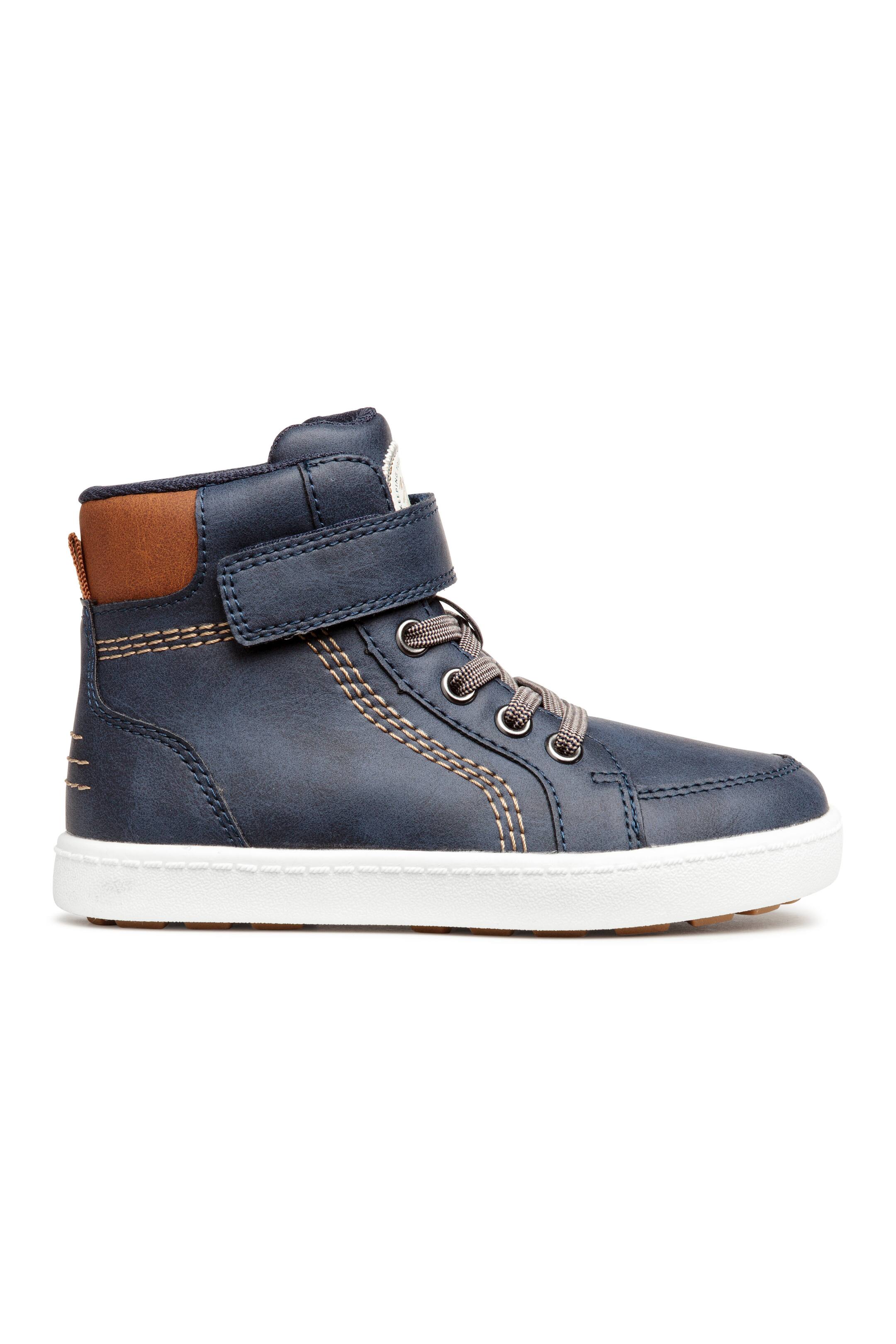 View larger image: Hi-top trainers - Dark blue - Kids | H&M GB 1