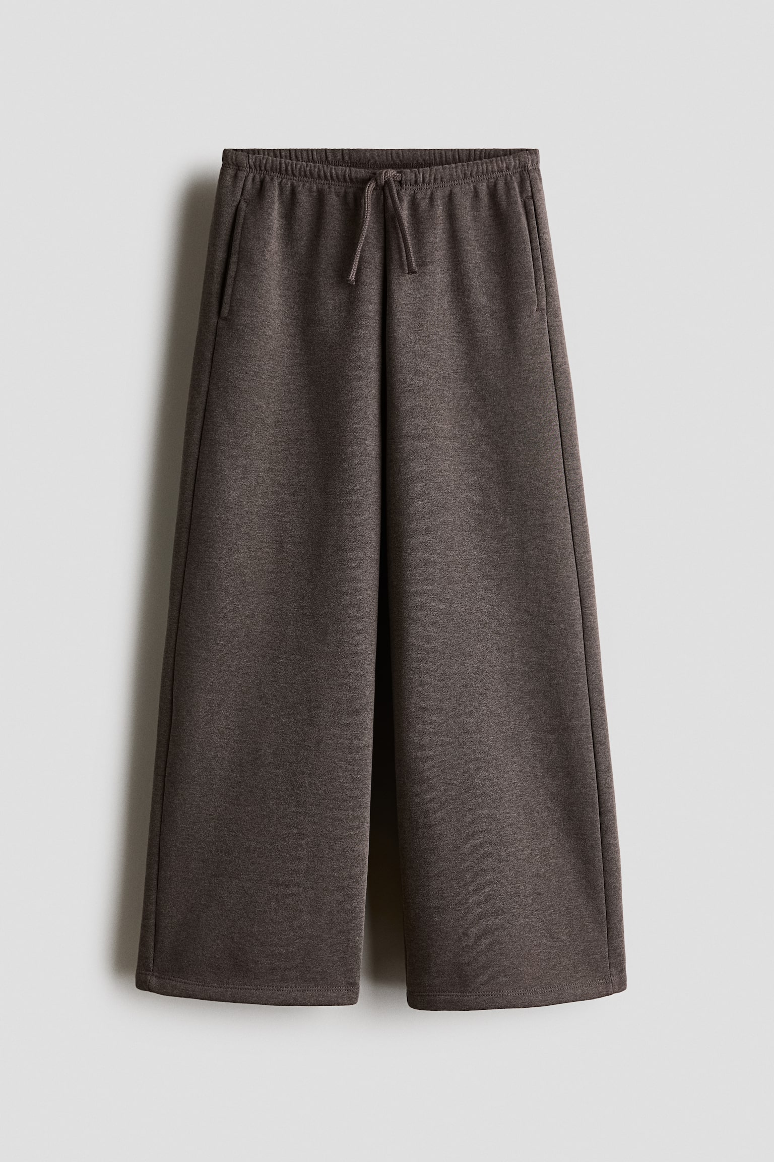 Brushed-inside joggers - Dark mole/Black/Dark red/Light grey marl