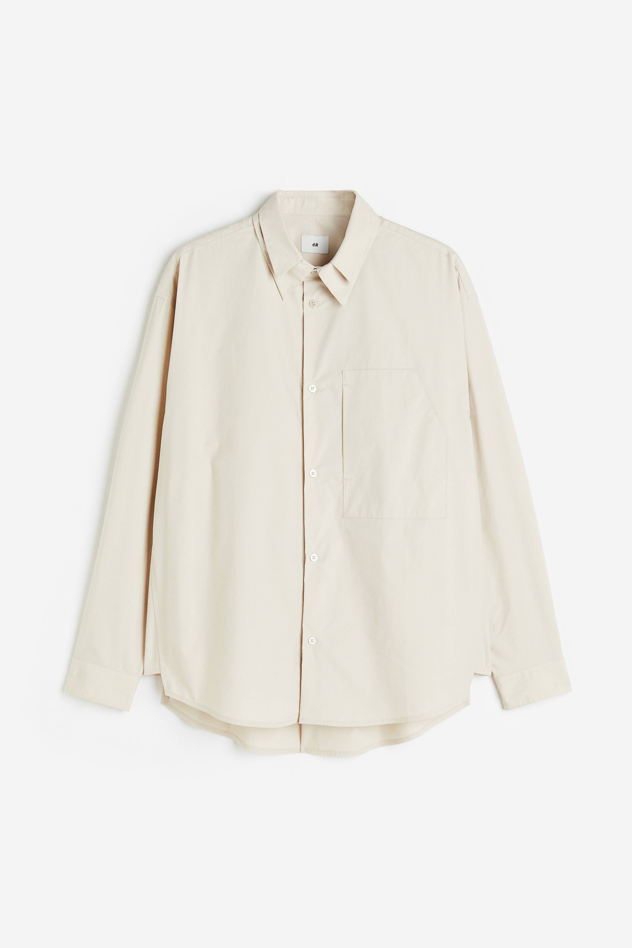 View larger image: Relaxed Fit Shirt - Light beige - Men | H&M 1