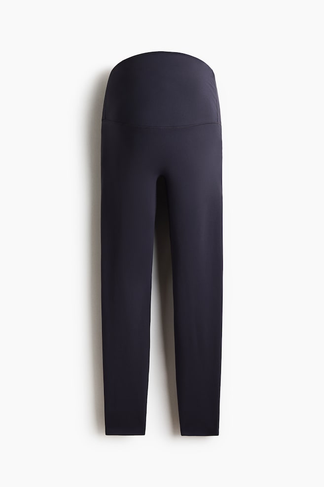 MAMA Sports Leggings with SoftMove™ - Purple haze/Black - 1