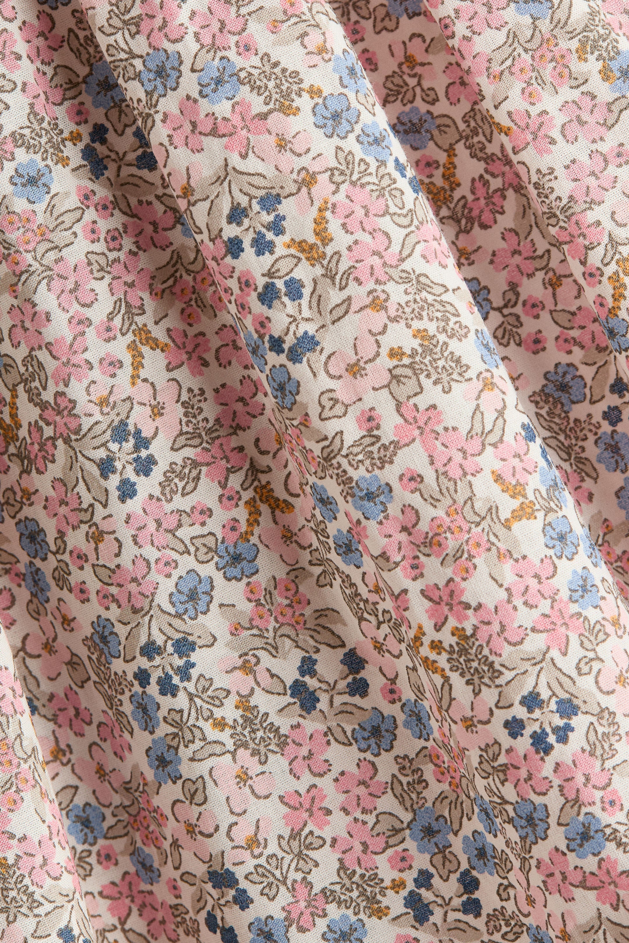 Patterned Empire-Waist Dress