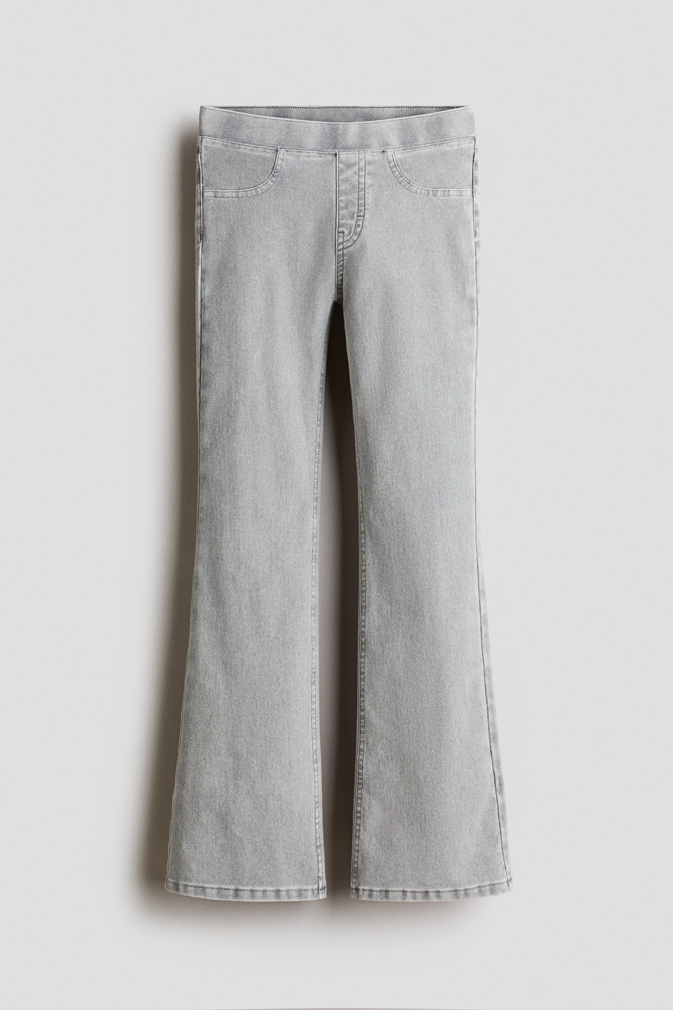 Ampliar la imagen: Jeggings acampanados en denim - Gris denim claro - Kids | H&M MX 1