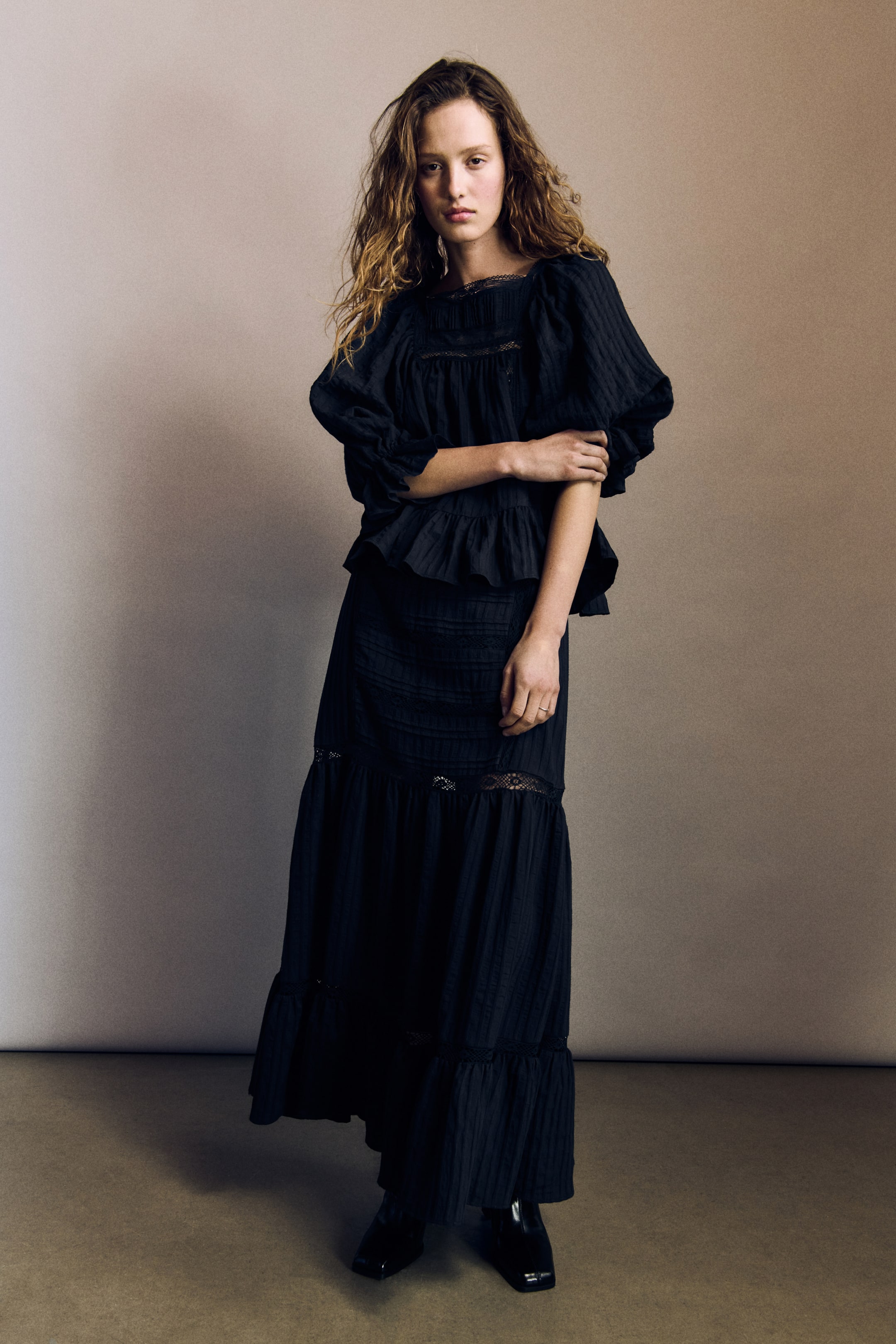 Puff-Sleeved Blouse