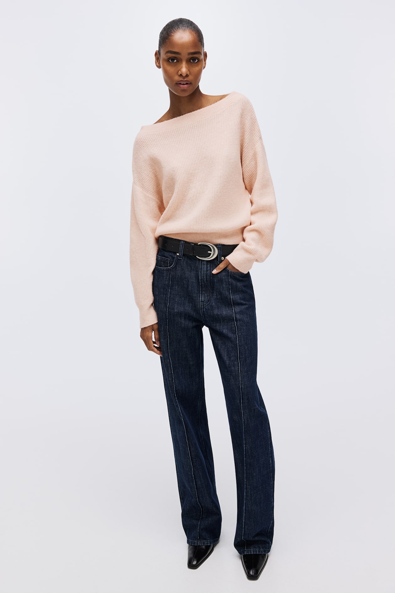 Oversized Boat-Neck Sweater - image 2