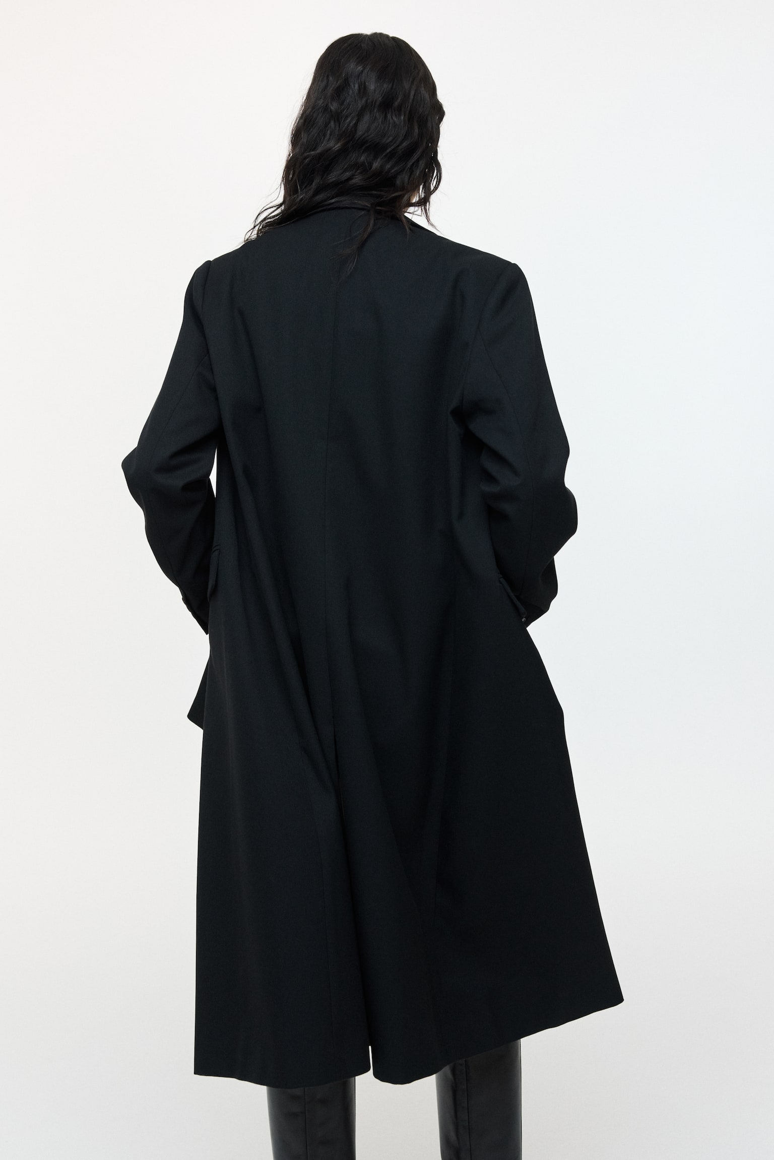 Long blazer - Black - 4