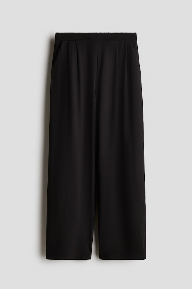 Hose aus festem Jersey - Schwarz - 1