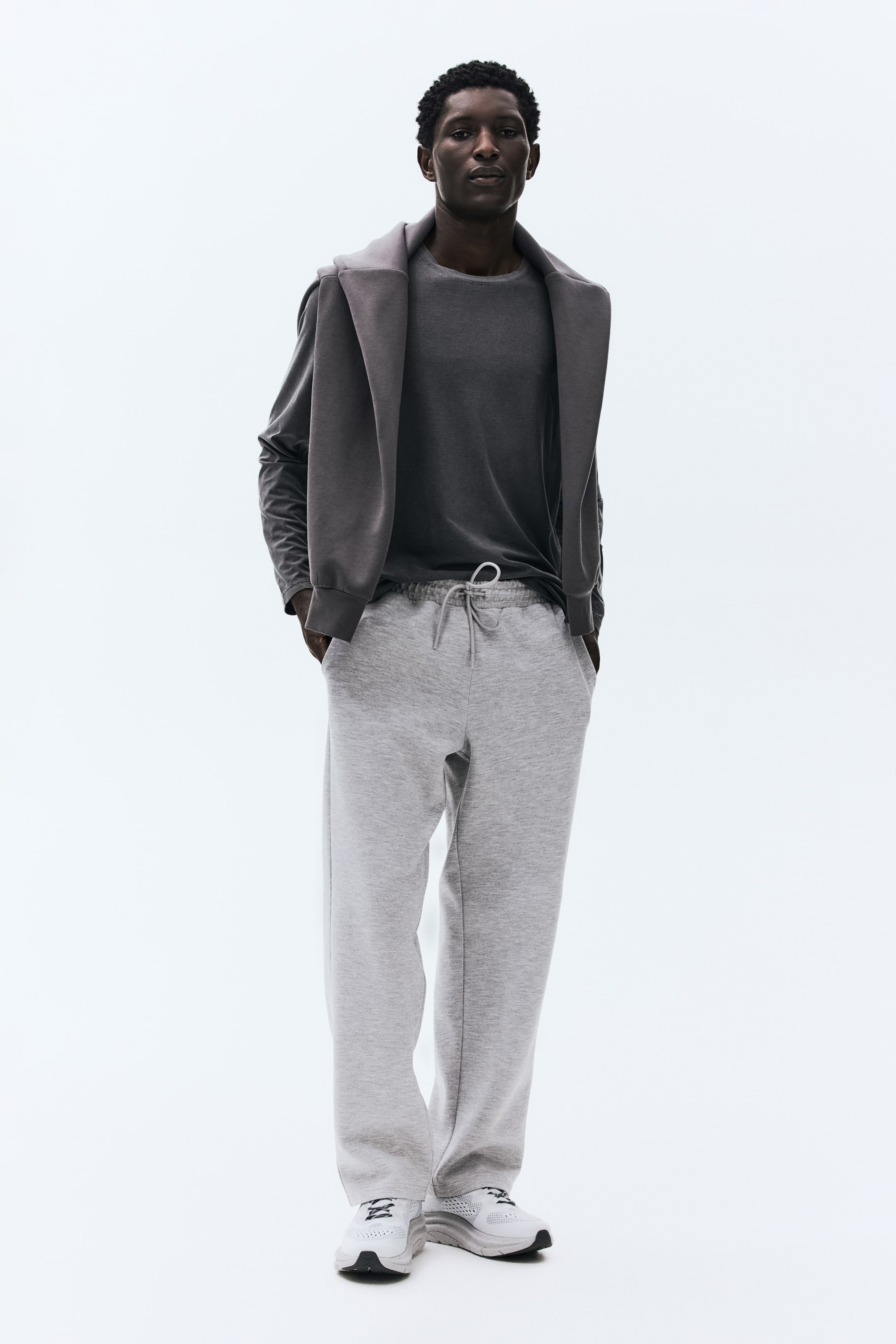 Ingrandisci l'immagine: Joggers sportivi Regular Fit - Grigio chiaro mélange - UOMO | H&M CH 1