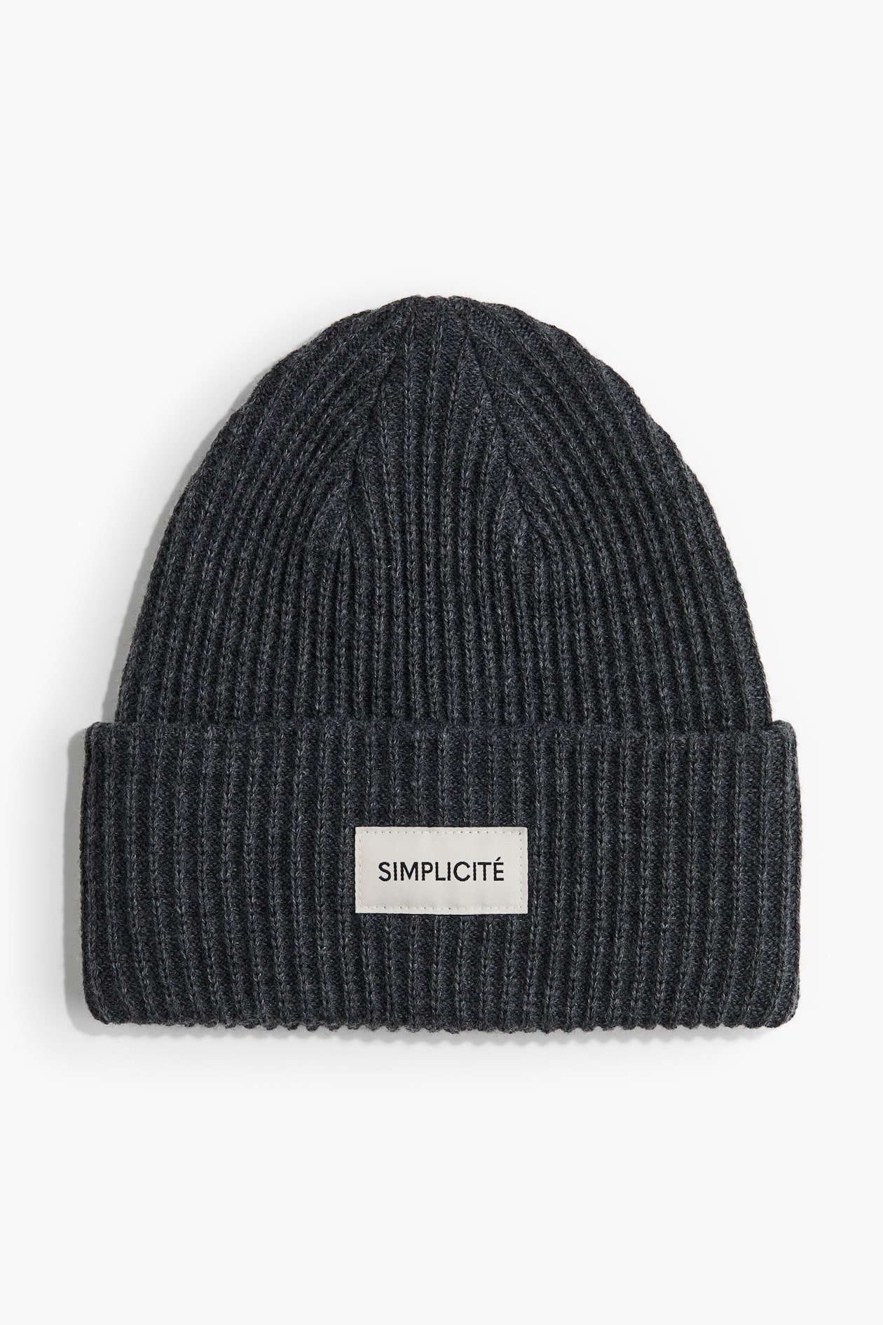 Hm Hat Women's Dark gray melange/Simplicité Knit Hat | H&M US