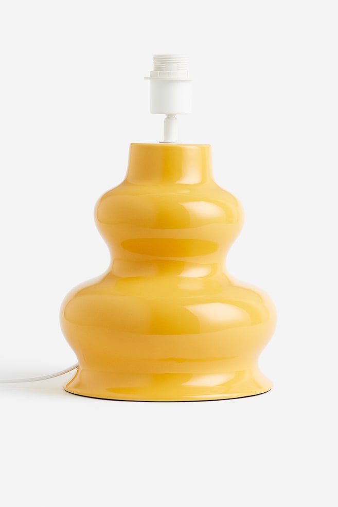 Ceramic Lamp Base - Yellow - 1