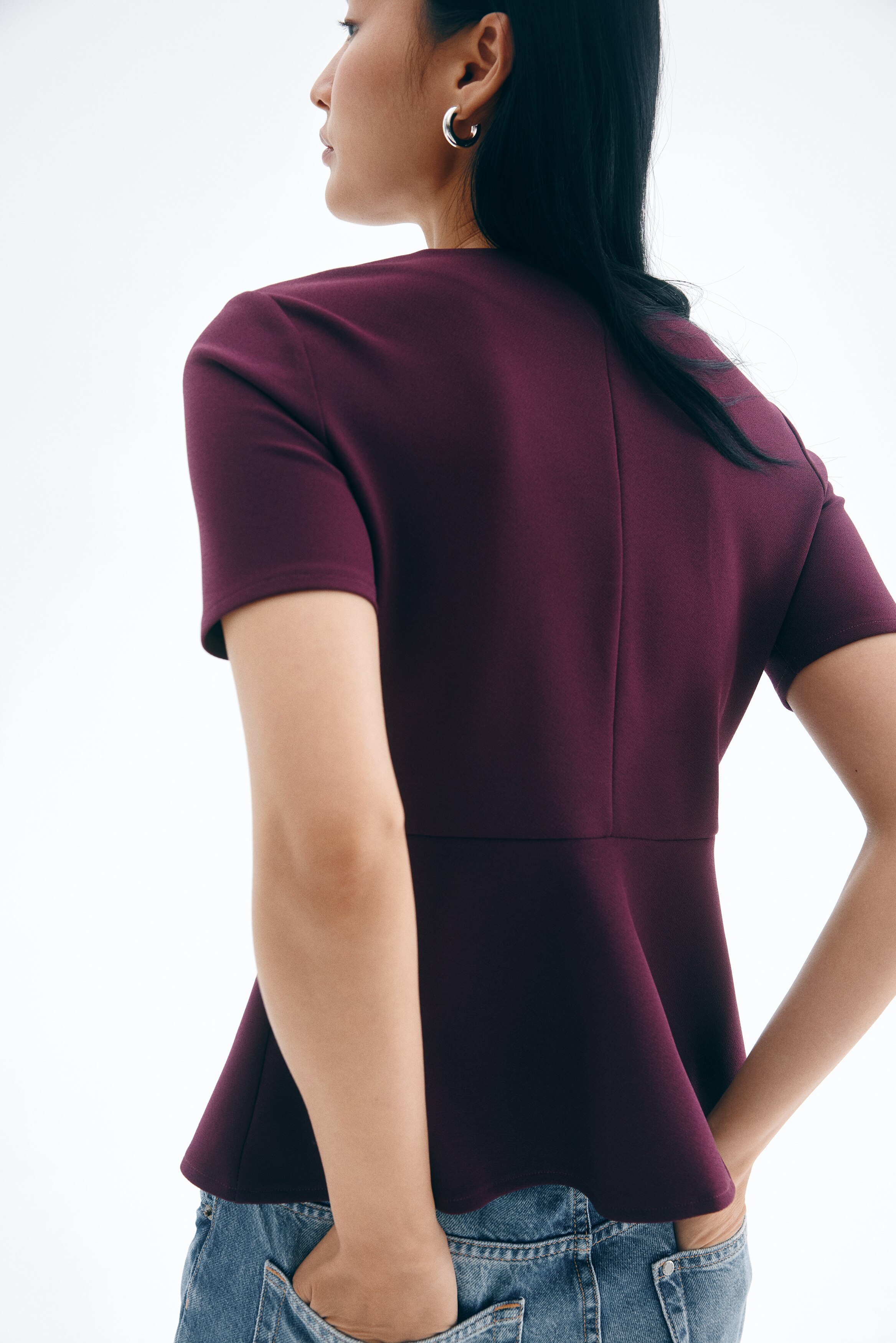 Peplum top