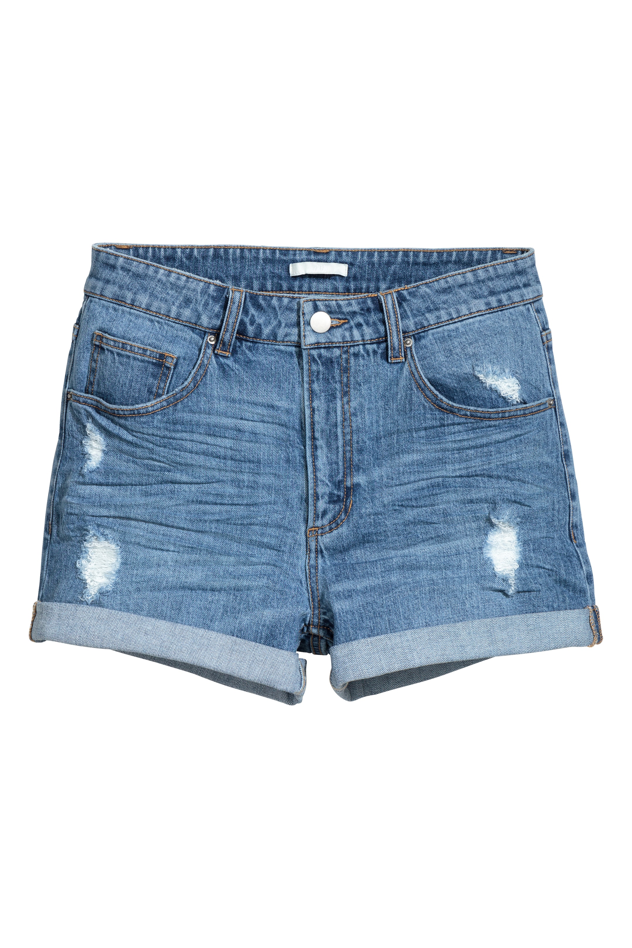 Grotere afbeelding bekijken: Denim short - Denimblauw - DAMES | H&M NL 1