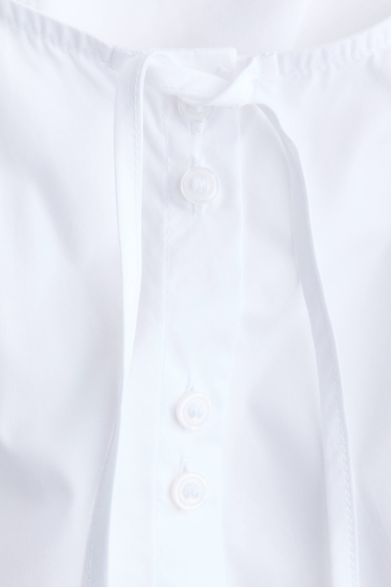 Puff-Sleeved Poplin Blouse - image 3