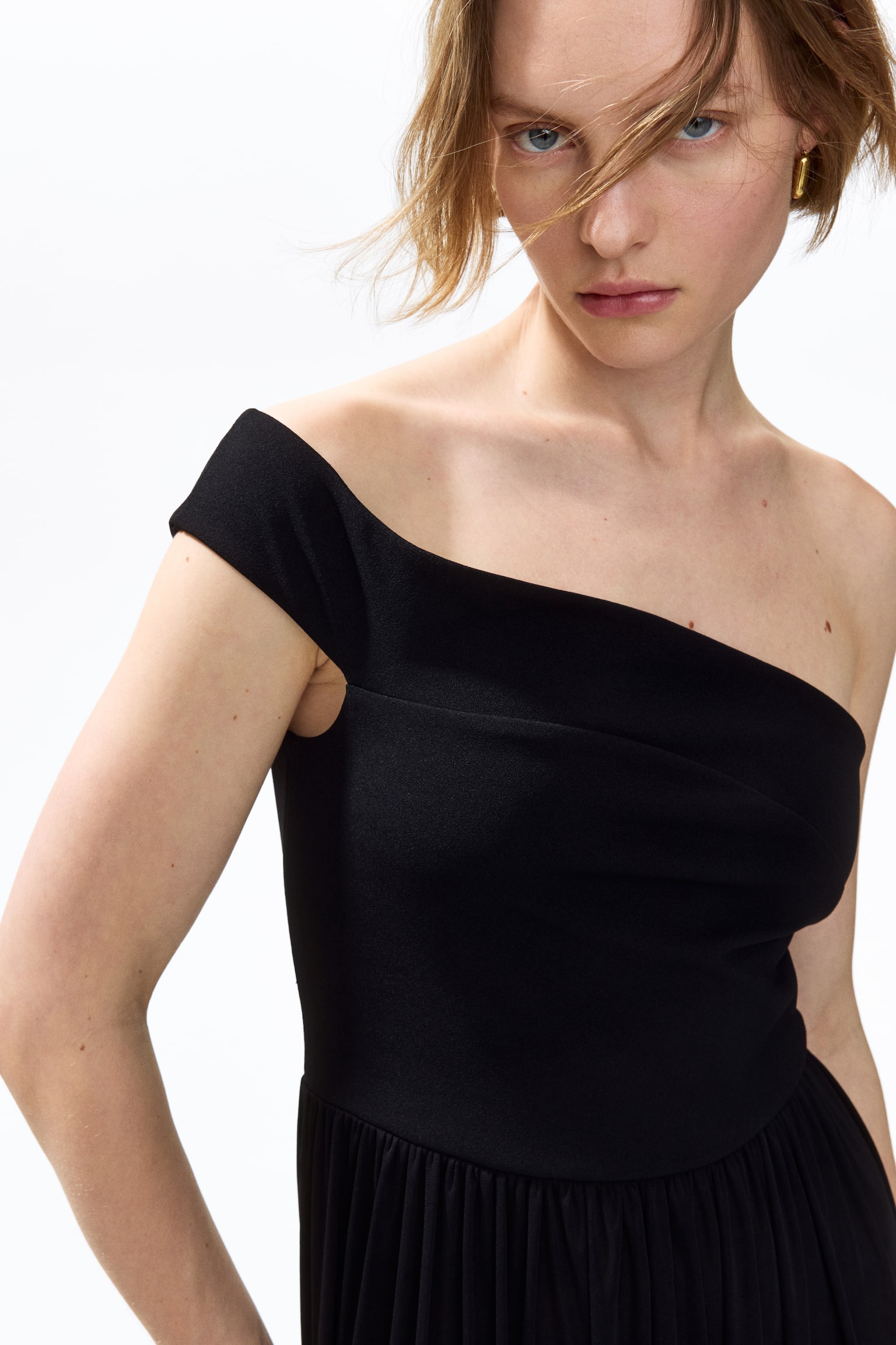 Off-the-shoulder jersey dress - 5