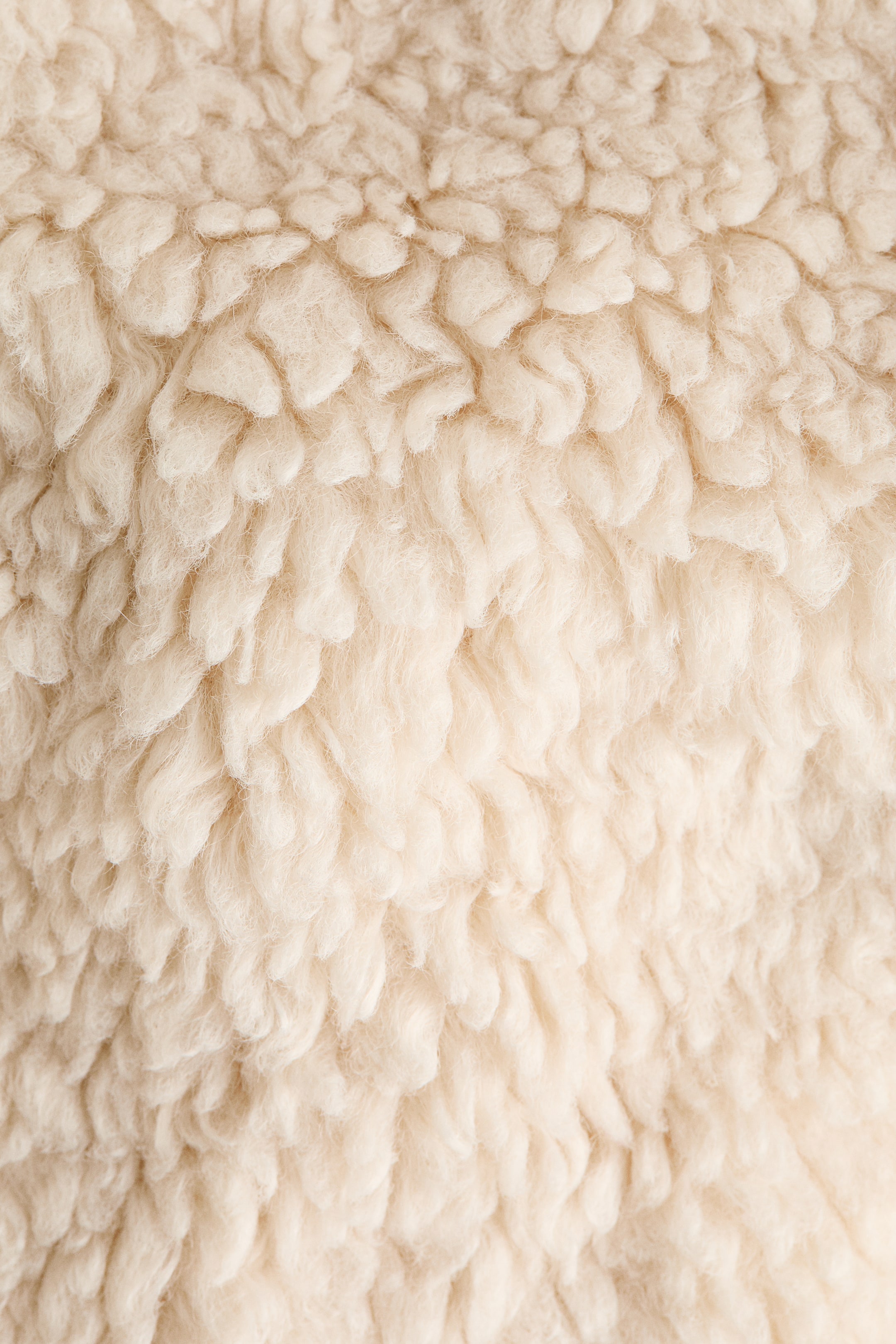 View larger image: Collared teddy jacket - Light beige - Ladies | H&M IN 7