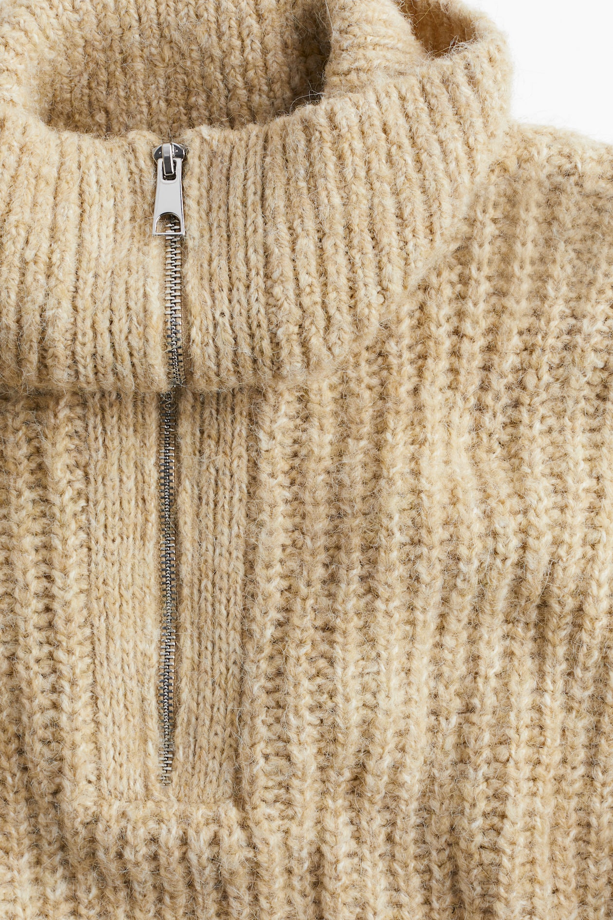 1/4-Zip Rib-Knit Dress - image 2