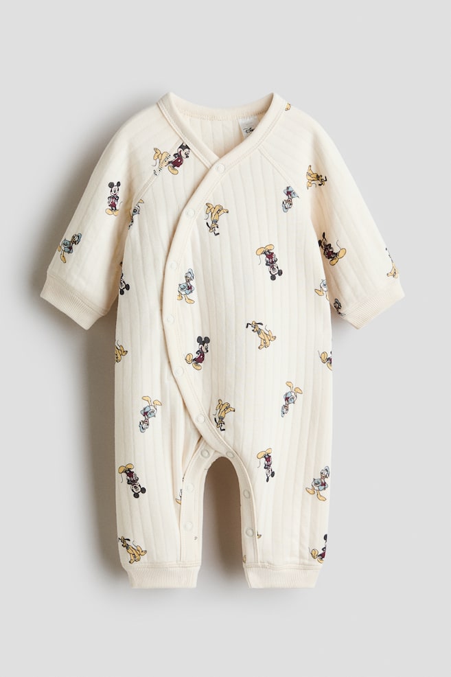 Printed Jumpsuit - Cream/Mickey Mouse - 1