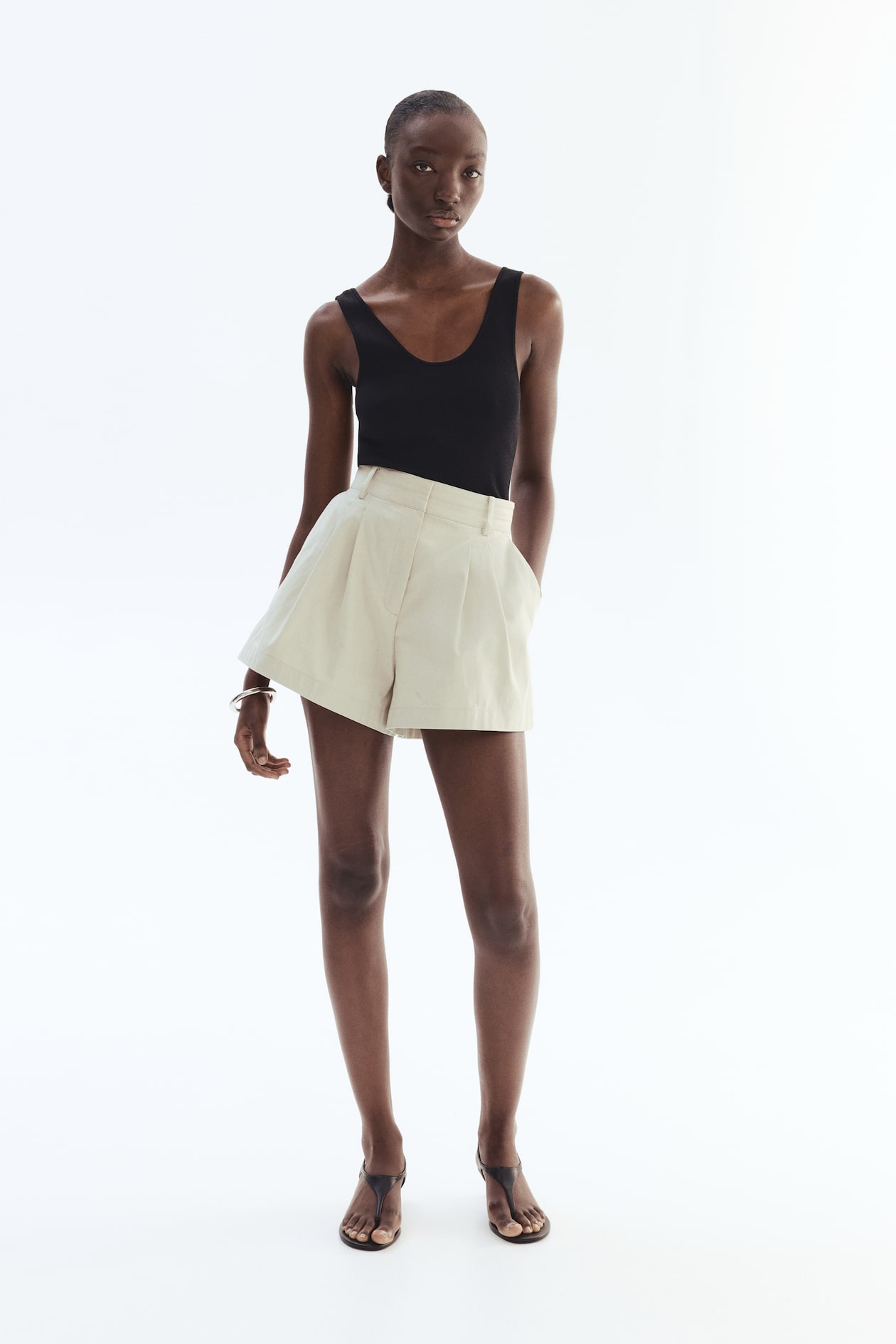 Twill Dress Shorts - image 2