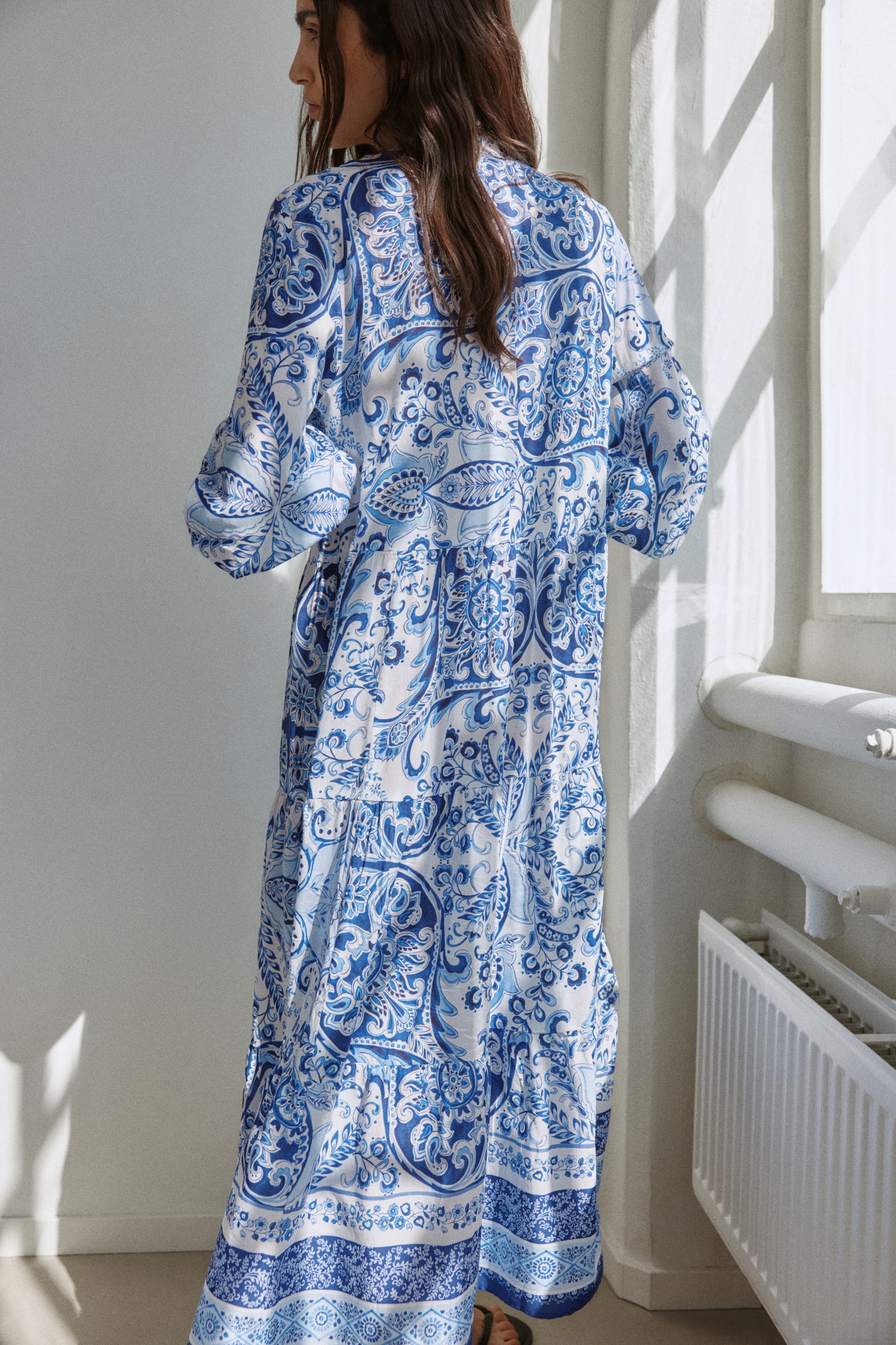 Tiered Midi Dress