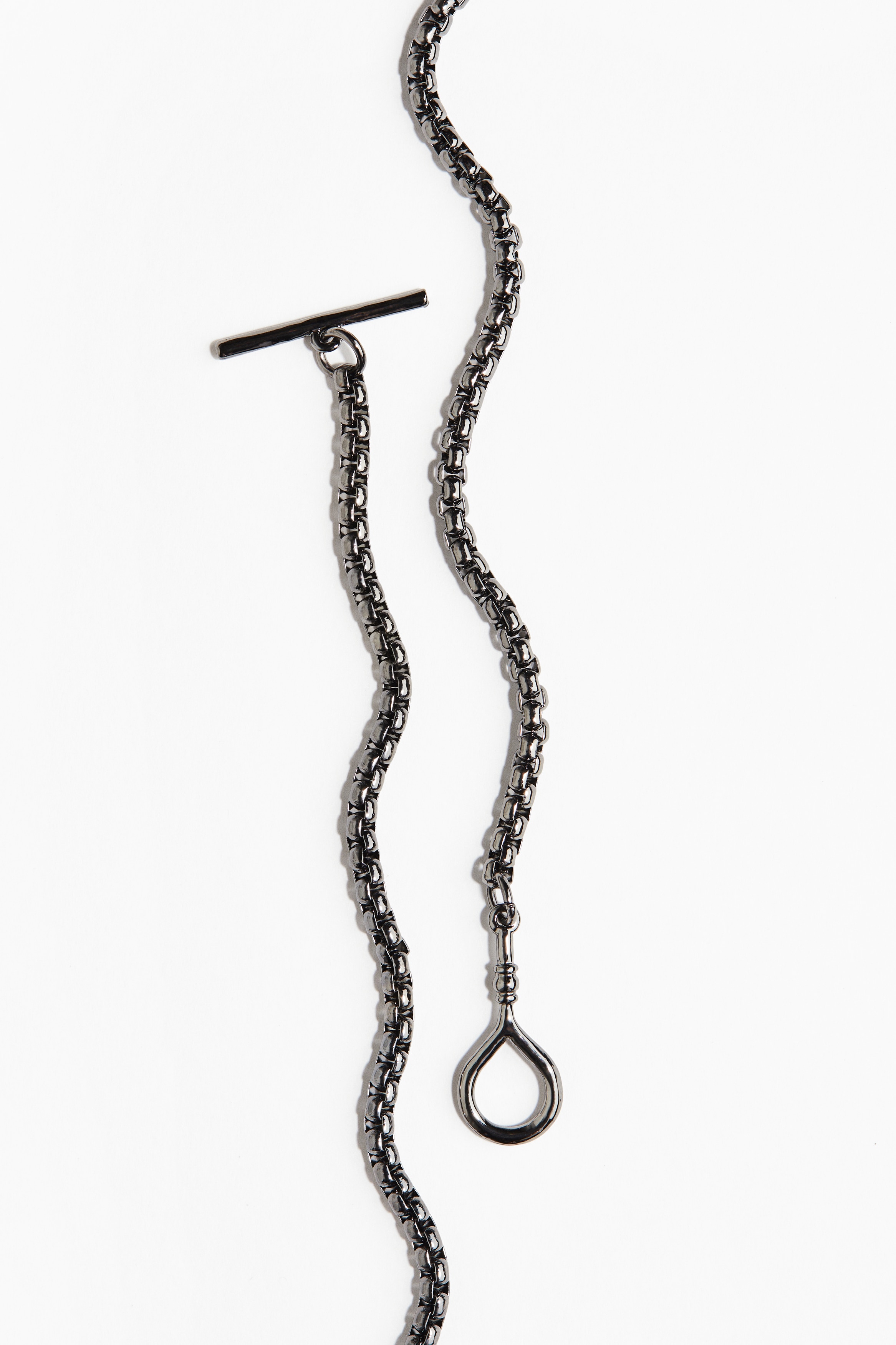 Men's Silver-colored 2-Pack Necklace and Bracelet | H&M US