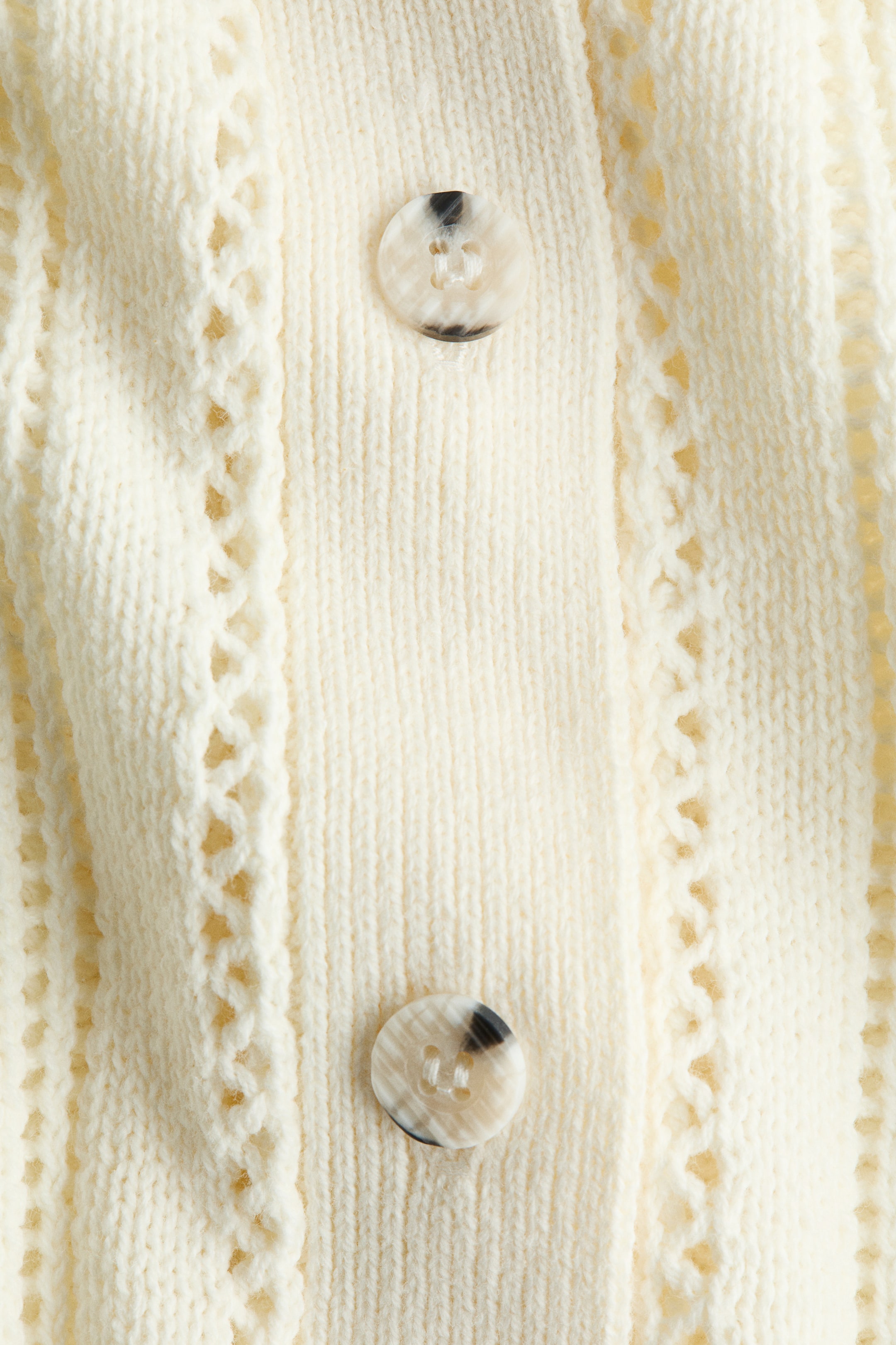 View larger image: Short-sleeved cardigan - White - Ladies | H&M SG 2