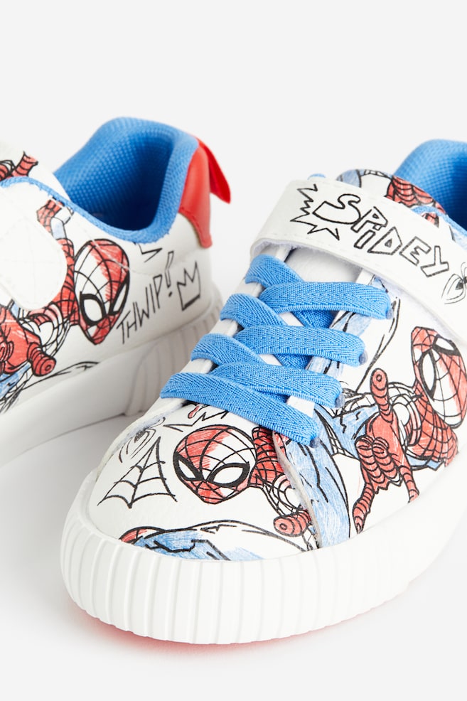 Sneakers med tryk - Hvid/Spider-Man/Blå/Pokémon/Klar blå/Sonic the Hedgehog/Beige/Paw Patrol - 3