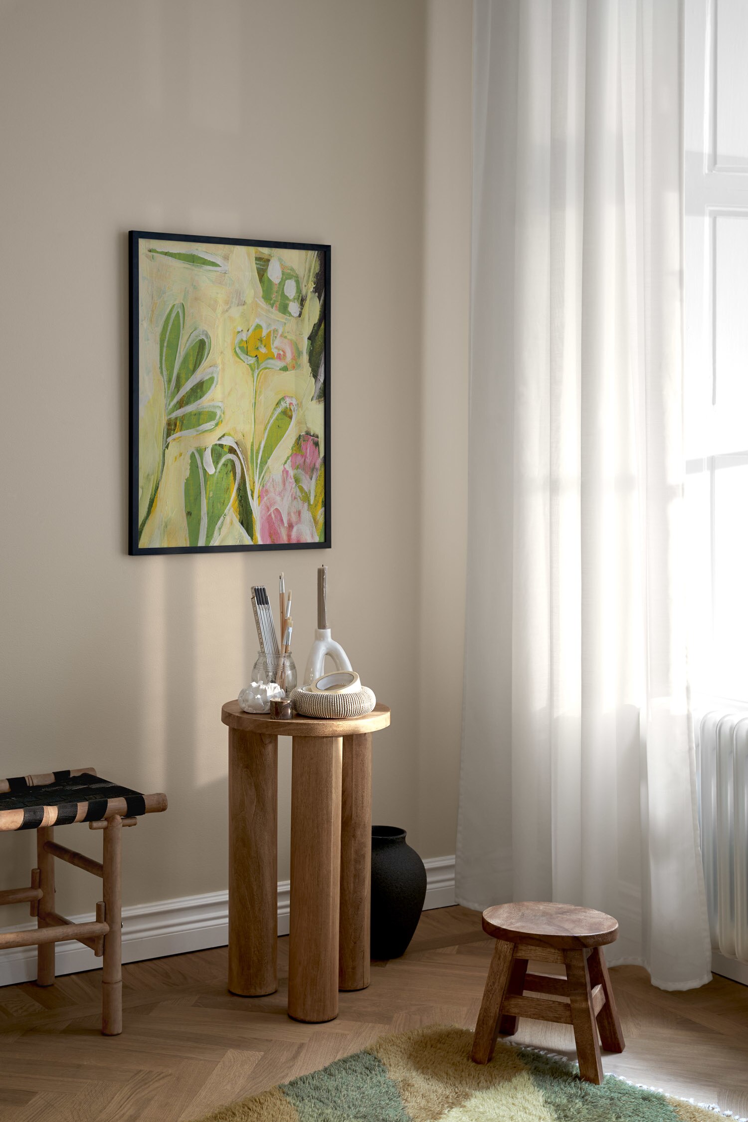 Sunlit Garden Poster