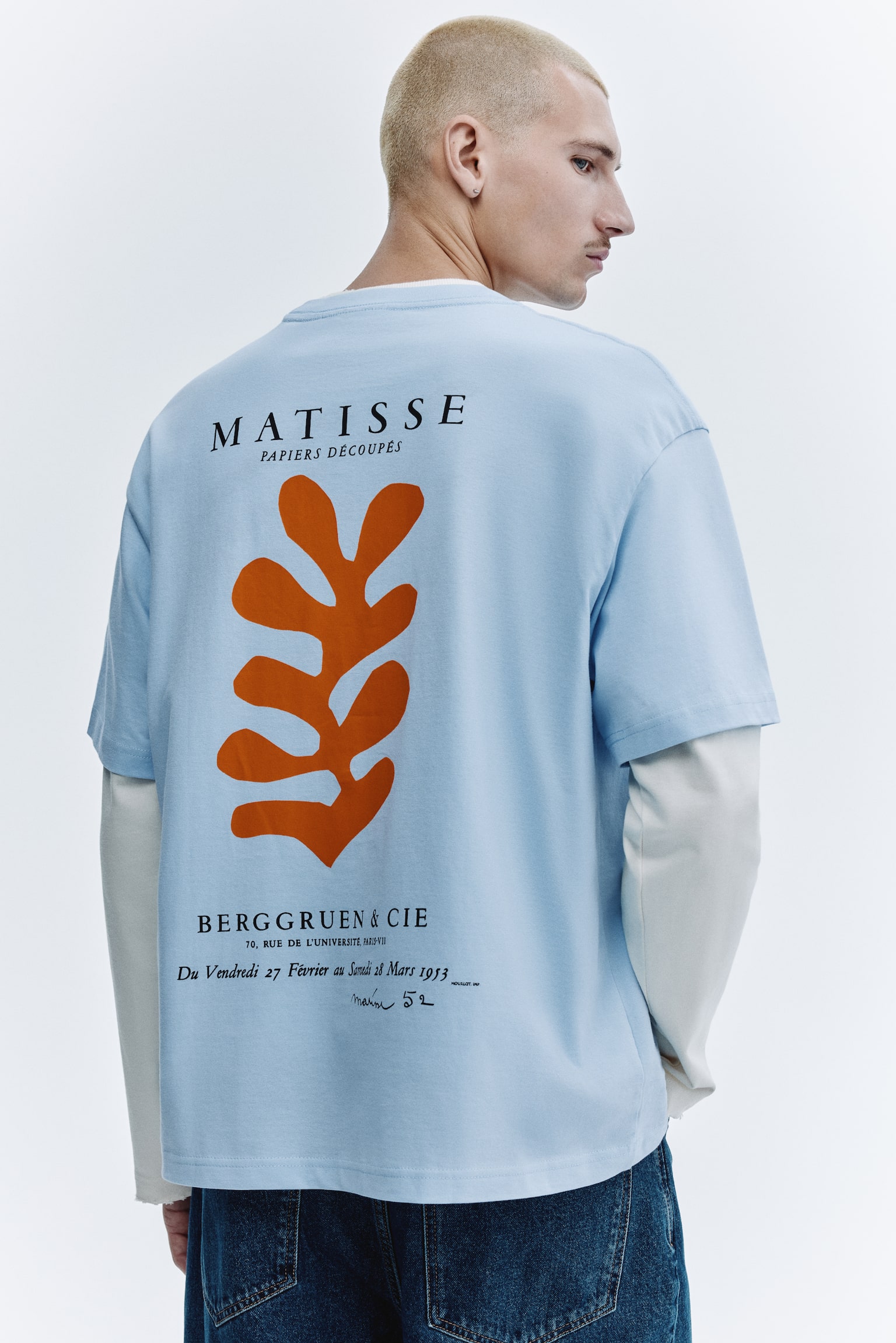 Loose Fit Printed T-shirt - Light blue/apoh/Black/Nirvana/Black/Spider-Man - 2