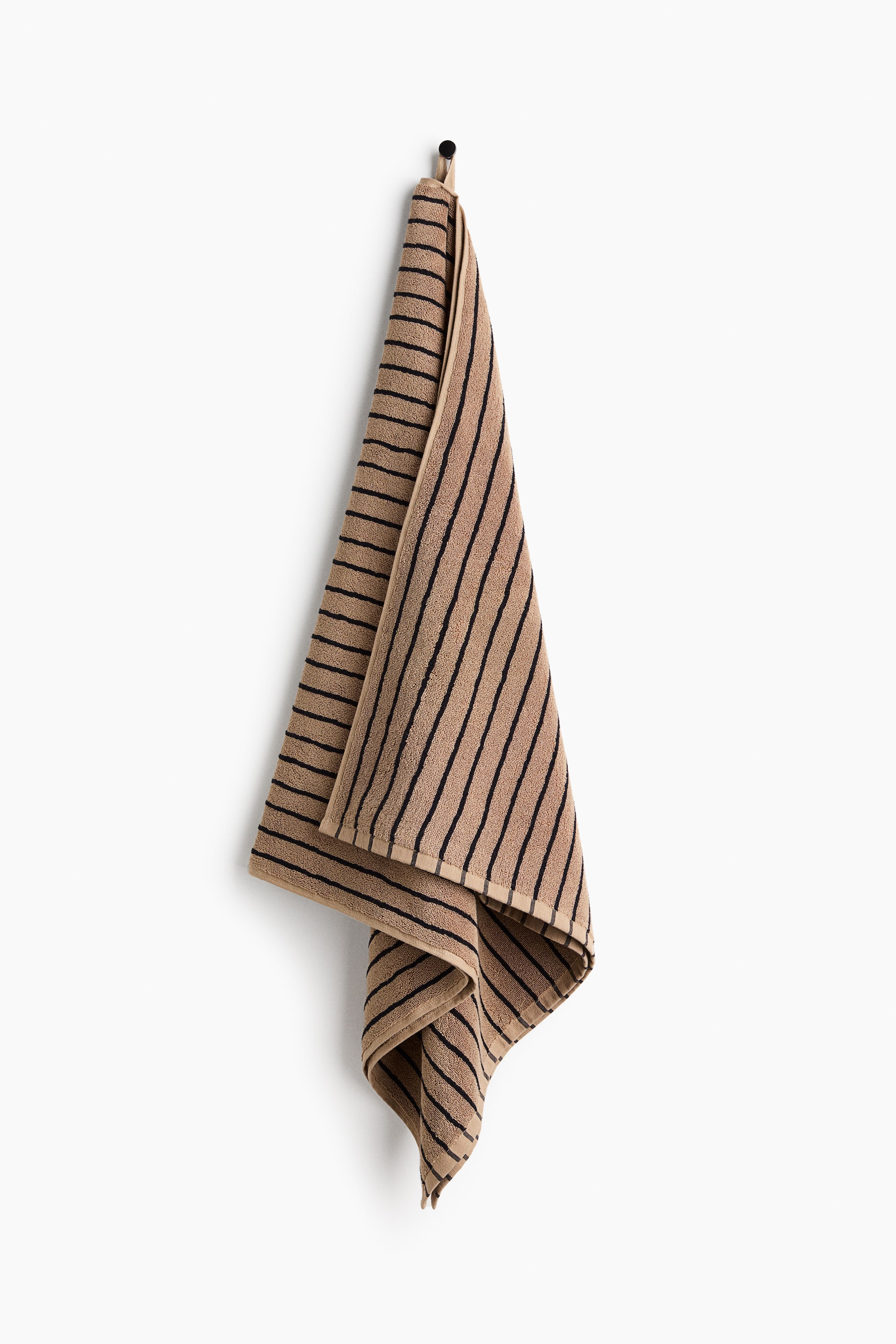 View larger image: Striped bath towel - Brown/Black striped - Home All | H&M IN 2