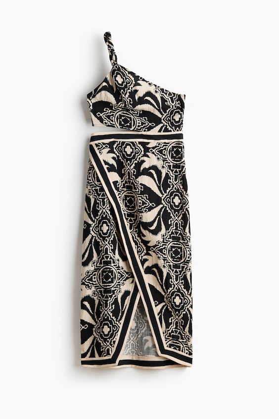 Cutout One-Shoulder Dress