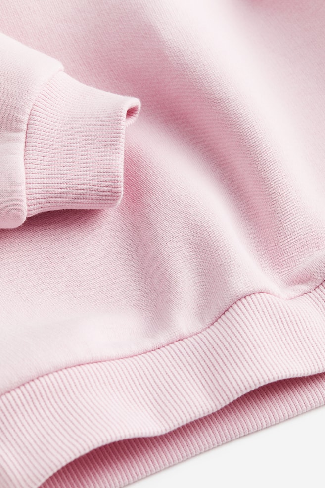 Sweatshirt med volang - Light pink/Rosa/Mörkgrå/Prickig/Naturvit/dc/dc - 2
