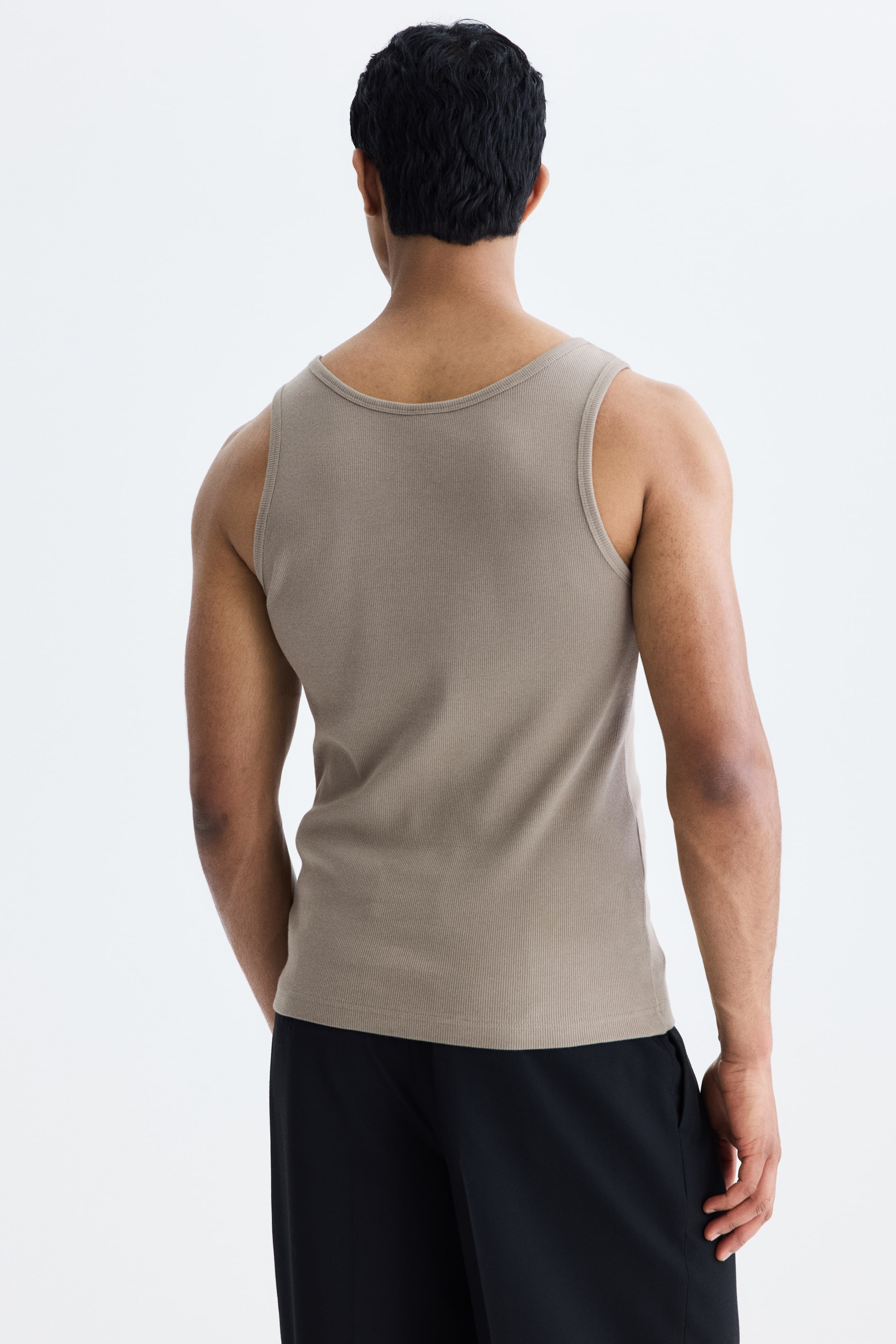 Slim Fit Ribbed Tank Top