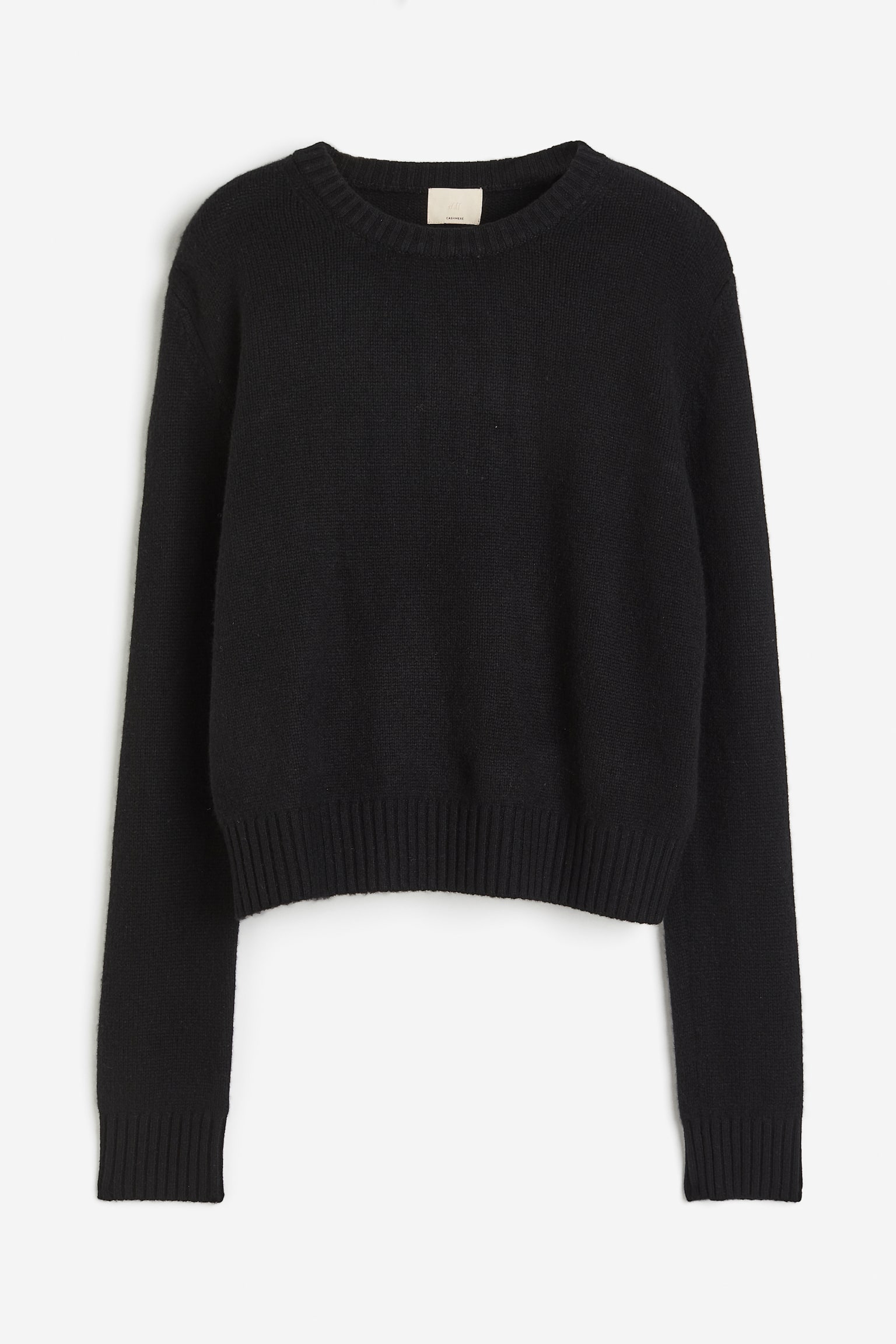 Cashmere jumper - Black - 1