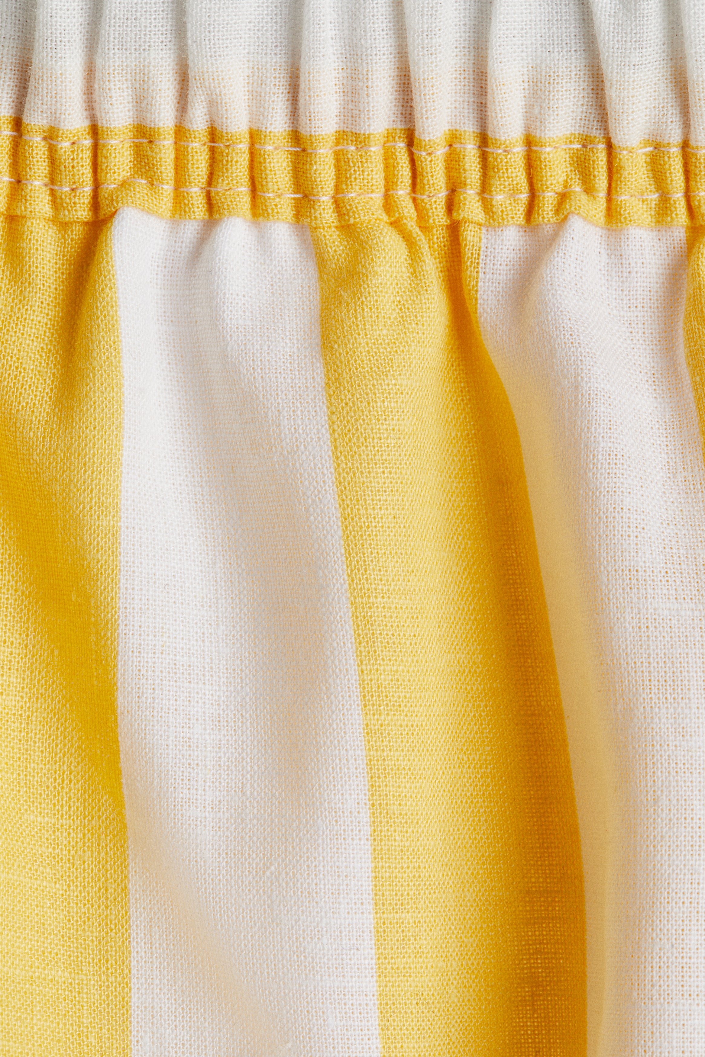 Linen-blend shorts