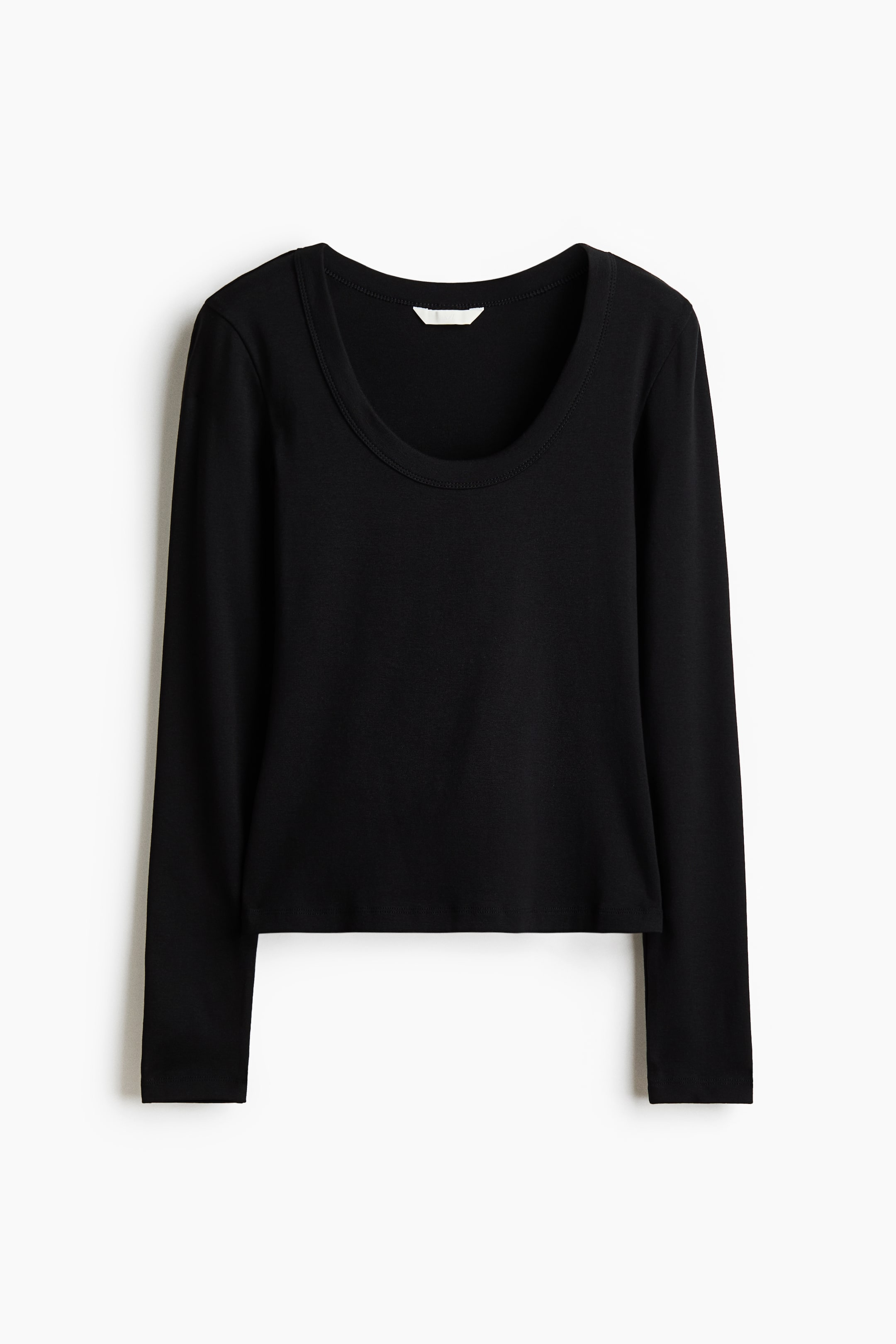 Visa större bild: Bomullströja - Svart - DAM | H&M SE 4