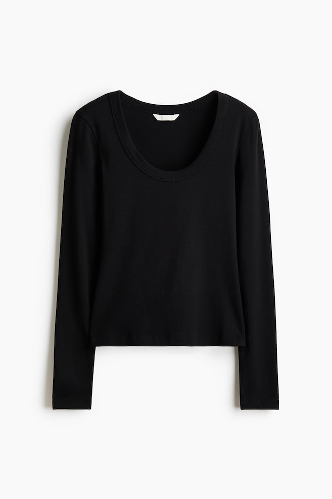 Cotton top - Black/Light mole - 1