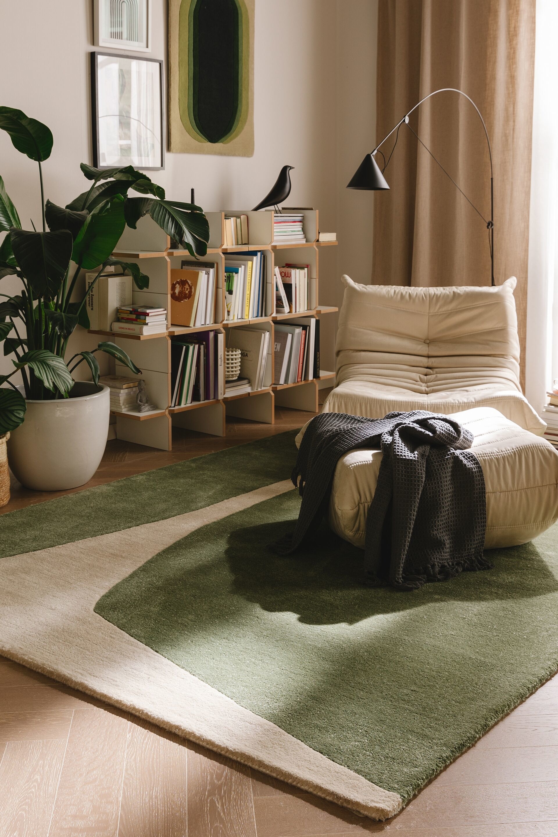 Matto Smilla - Grün/Beige