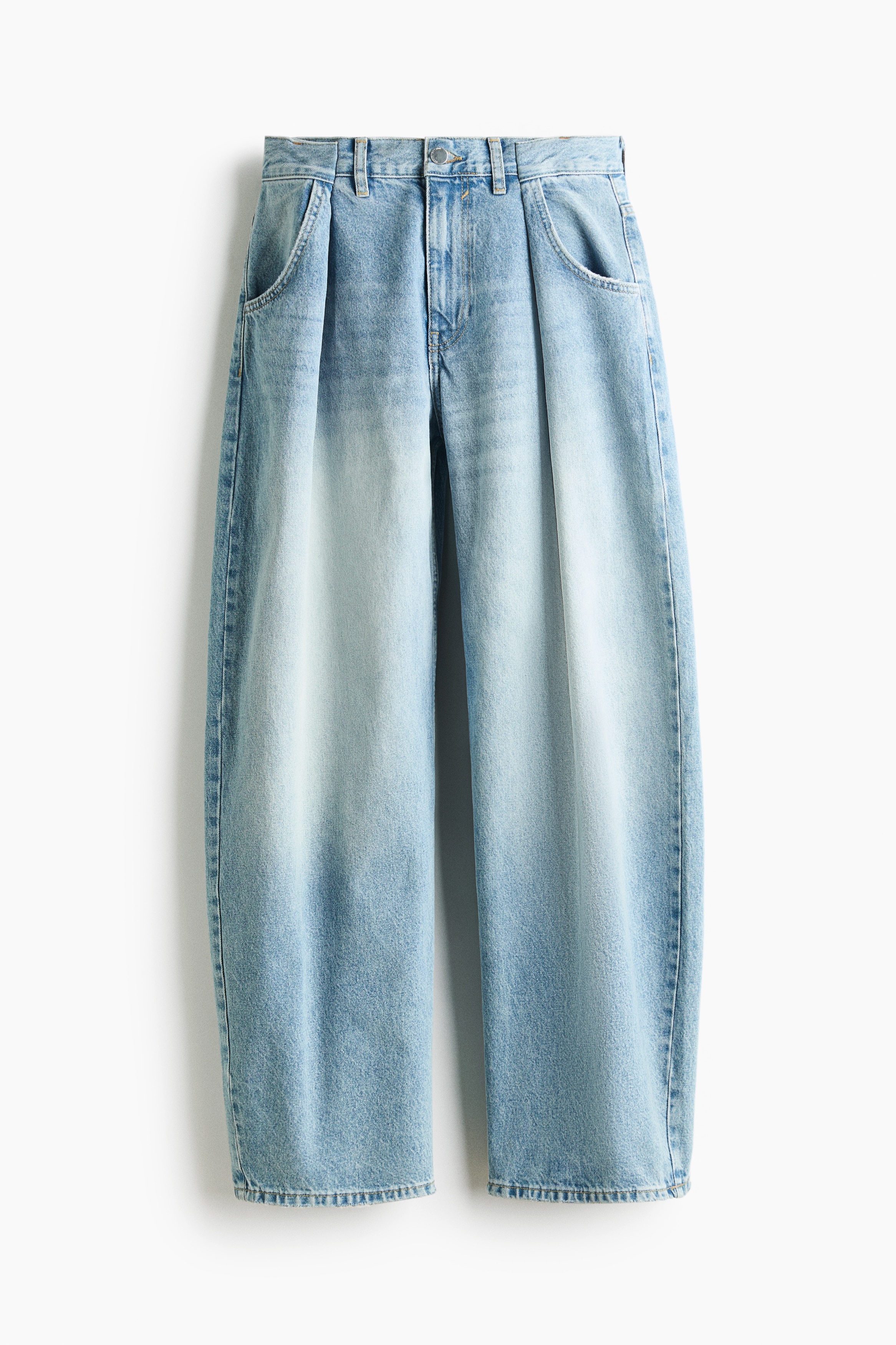 Barrel High Waist Jeans - Light denim blue