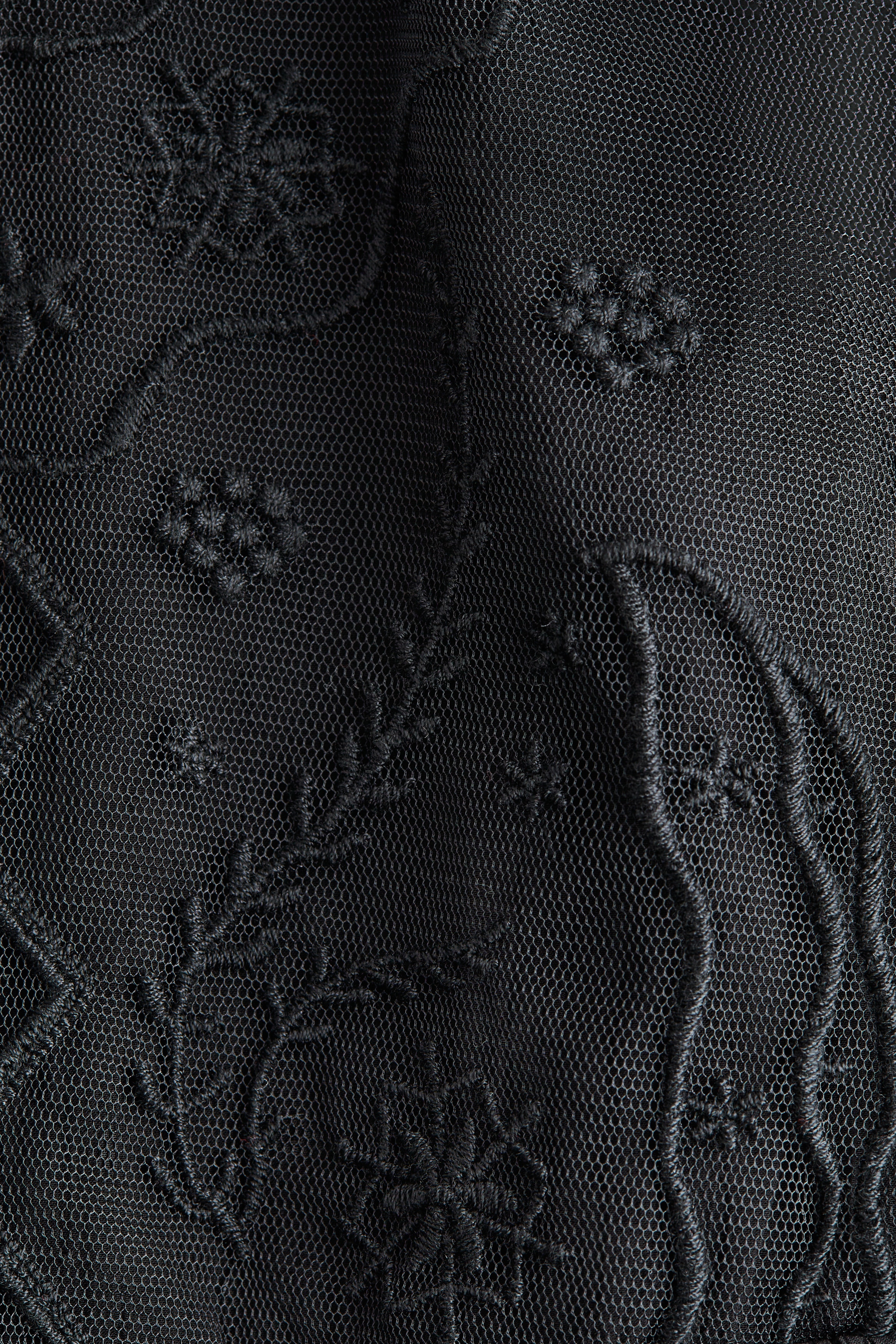 Lace-Inset Blouse