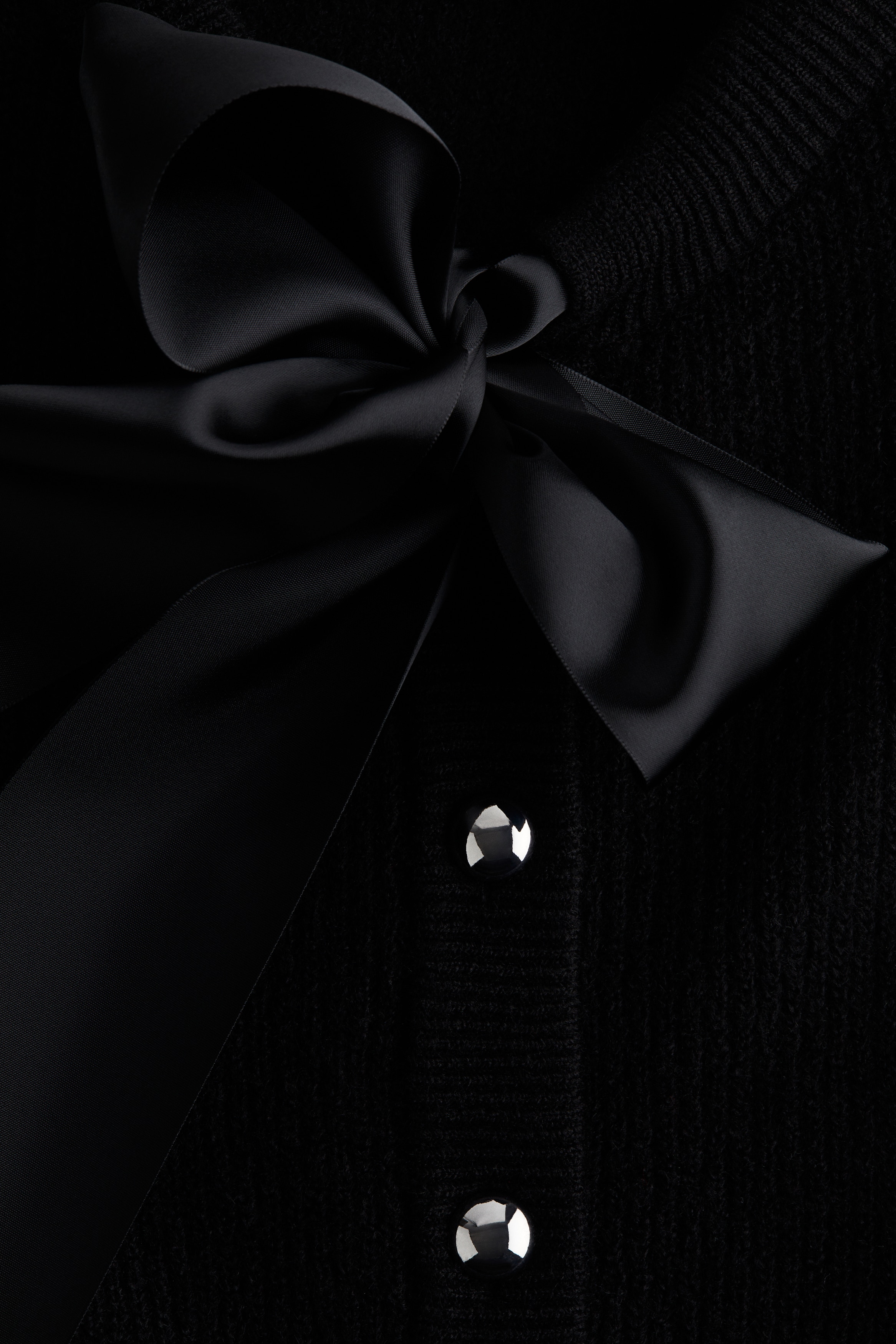 Bow-detail cardigan