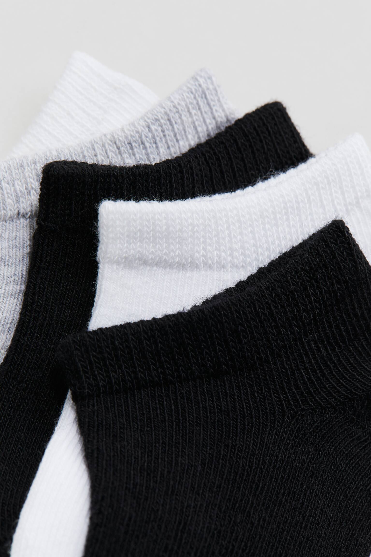 5-pack Sneaker Socks - Black/White/Dusky green/Beige/Black/White/Grey/Dusty green/Mole/Pink/Light grey/Dark blue/Blue/White - 3