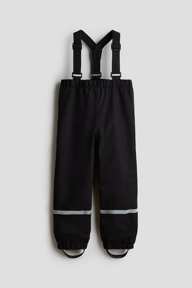 Waterproof Room-to-Grow Shell Pants - Black/Dusty blue - 1