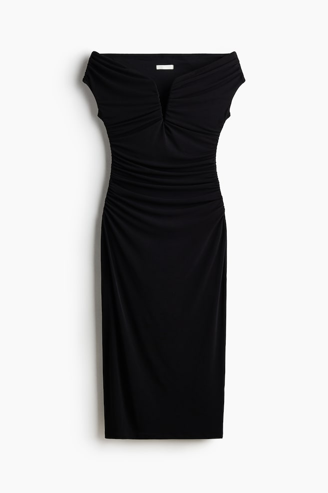 Abito a spalle scoperte - Nero - 1