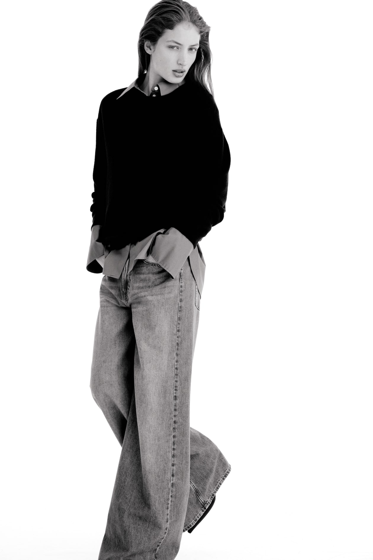 Wide High Waist Jeans - image 2