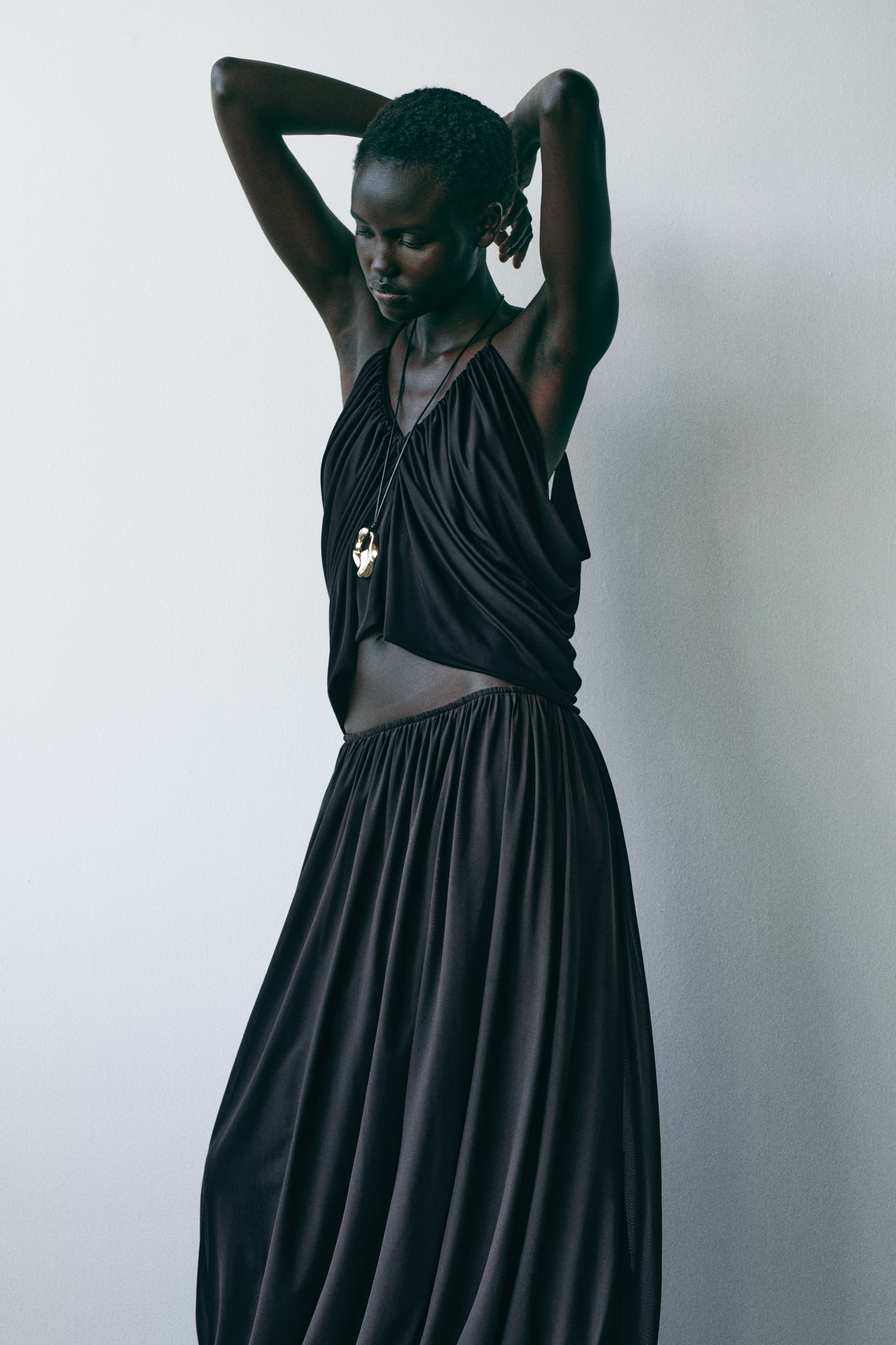 Draped Strappy Top