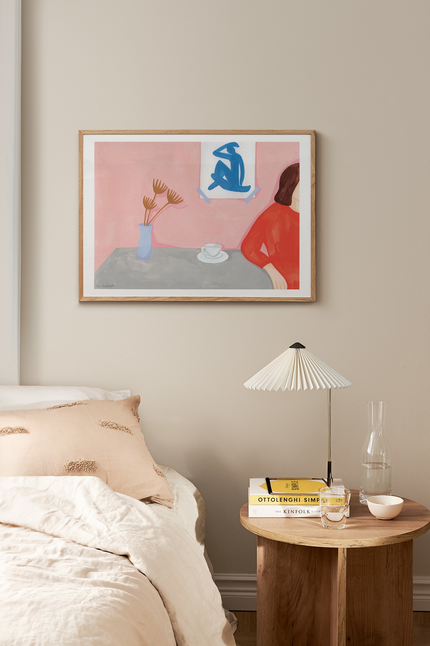 Iga Kosicka Juliste - Waiting/Blueberry Dogs/Blue Flowers/Hukit