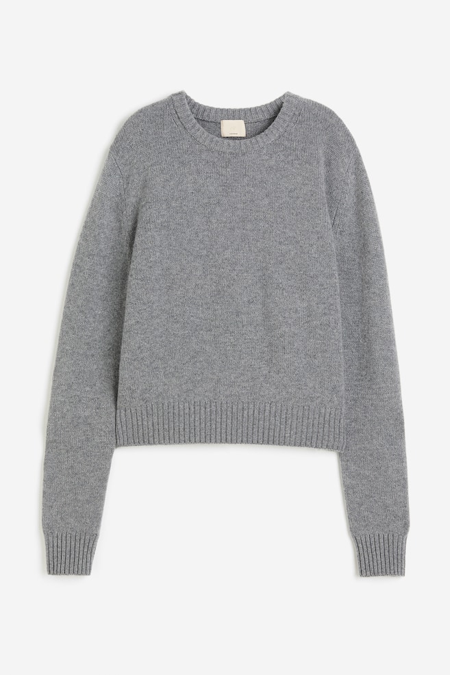 Cashmere jumper - Grey/Black/Beige - 2