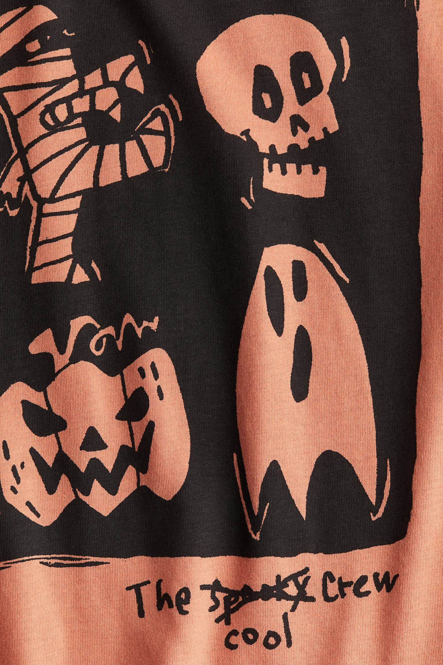 Print Tee - Orange/Halloween/Light brown/Roaming/Grey/73/Navy blue/Sports Club/Blue/Soho/Green/White stripe/White/Exploring Our Galaxy/Dark blue/Saturnus/Light blue/Pattern/Light yellow/Create joy/Dusty yellow/Lions/Dark green/Dinosaur/Light yellow/Stripe - 2