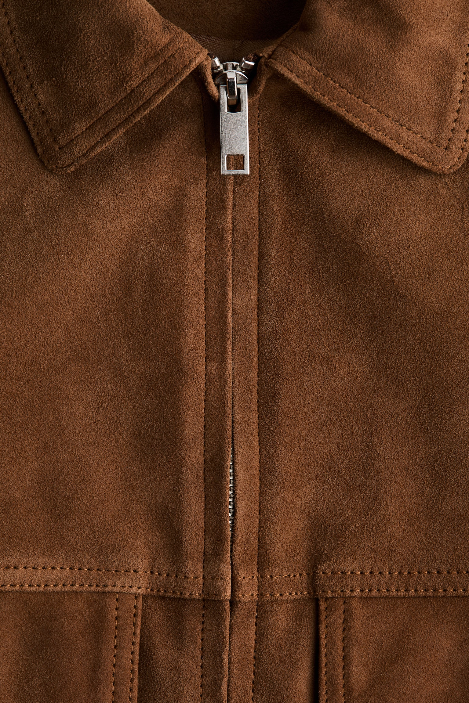 Suede jacket - Brown - 6